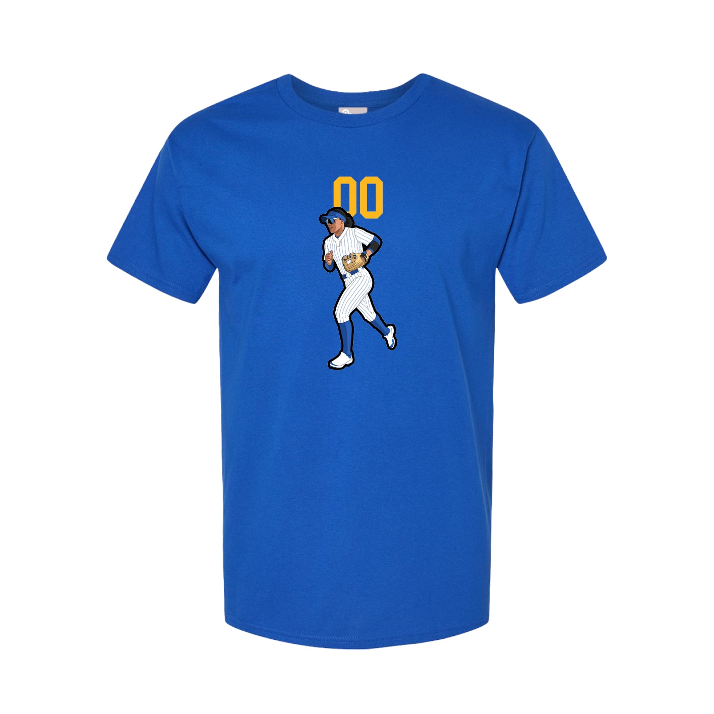 Youth Tee — Number Top in Royal