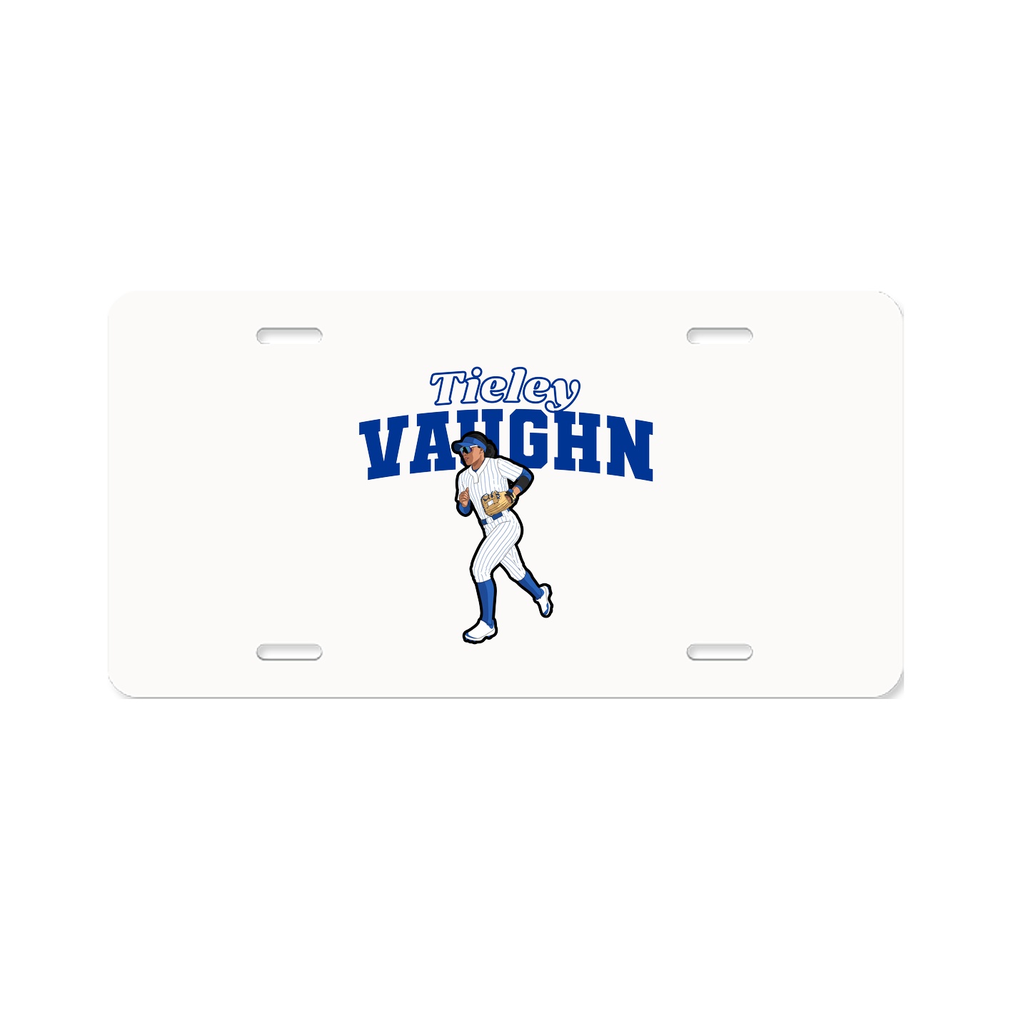License Plate — Name Arch in Classic