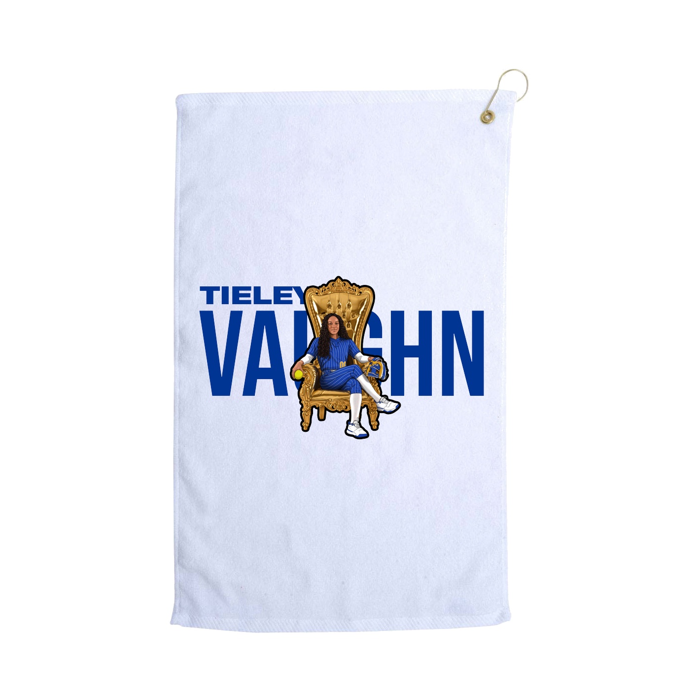 Golf Towel — Player Name in White