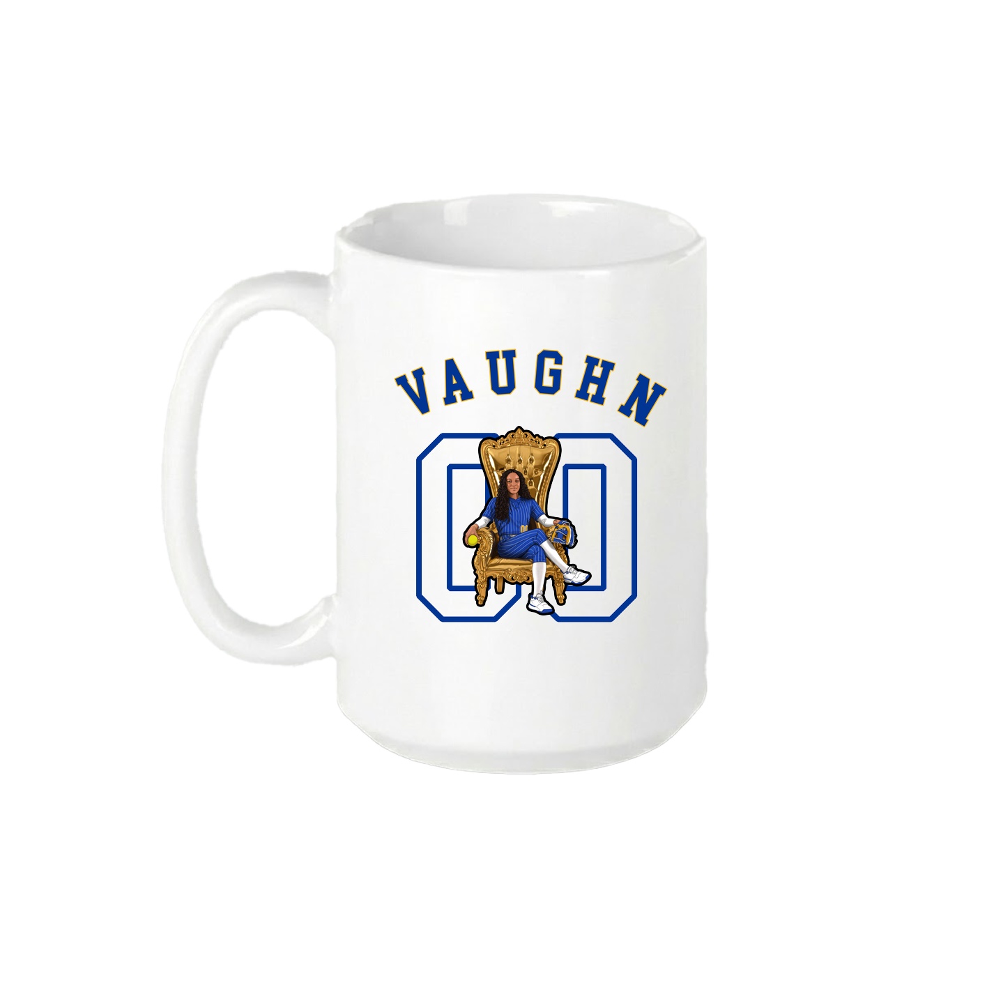 15oz Coffee Mug — Shirsey Arch in White
