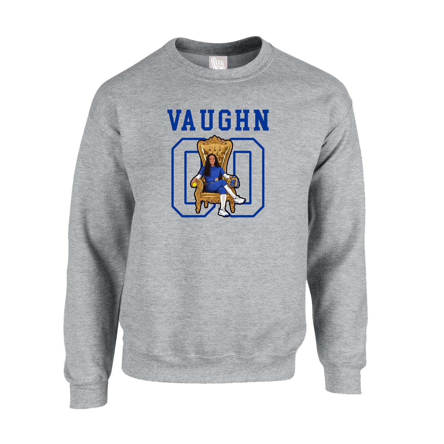 Fleece Crew — Shirsey in Grey