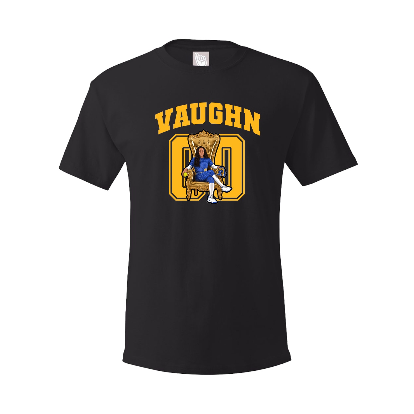 Youth Tee — Number in Black