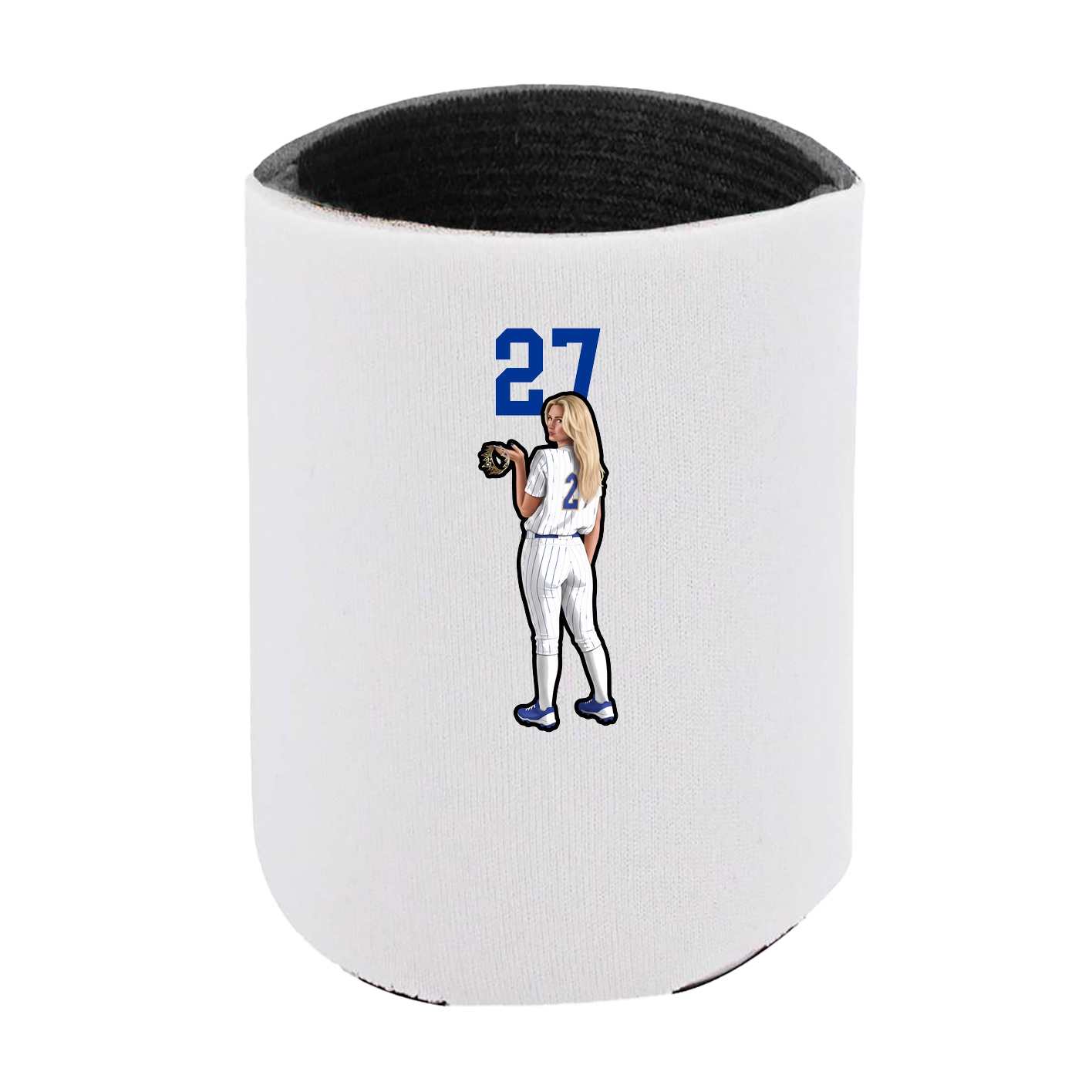 Can Holder — Number Top in White