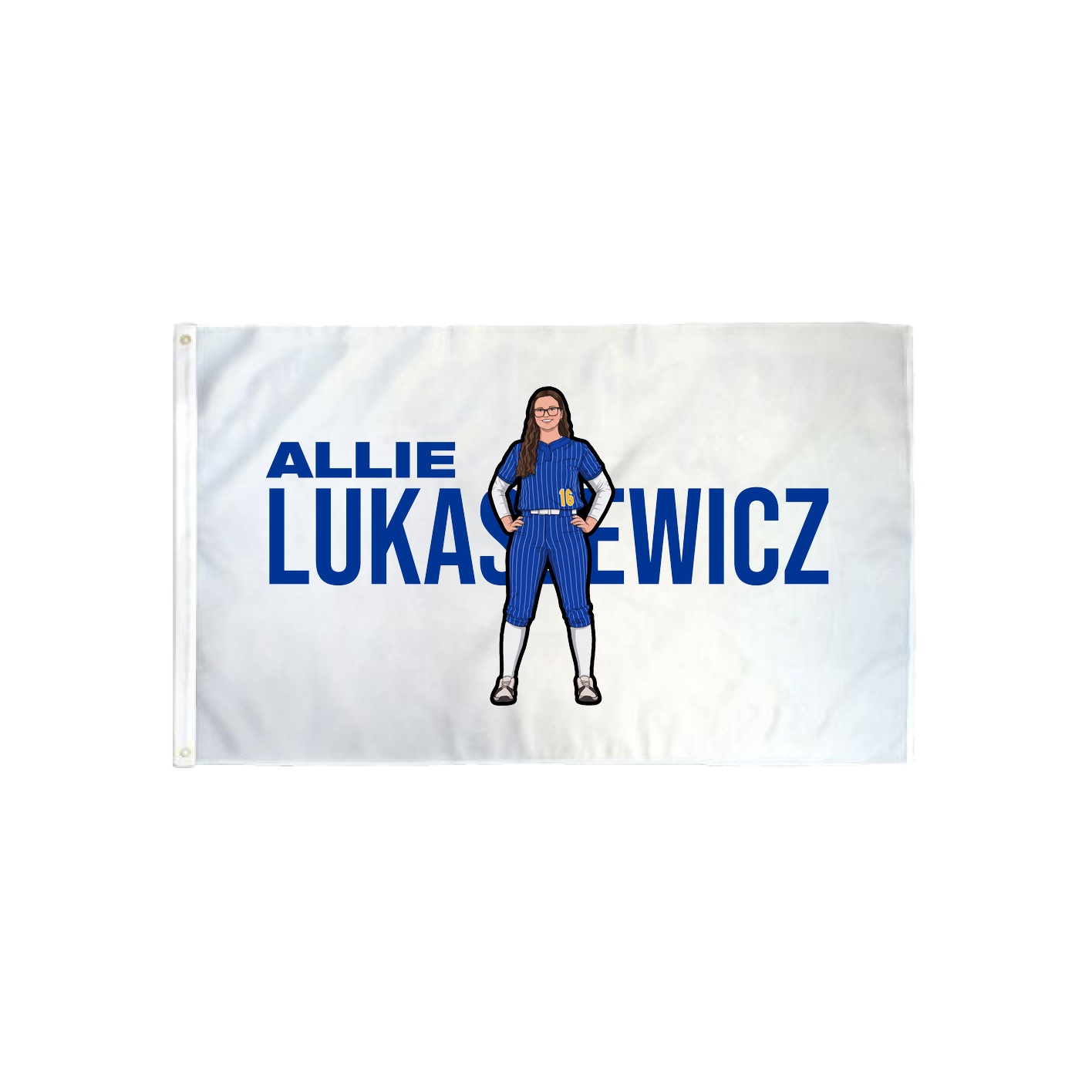 3x5 Flag — Player Name in Classic
