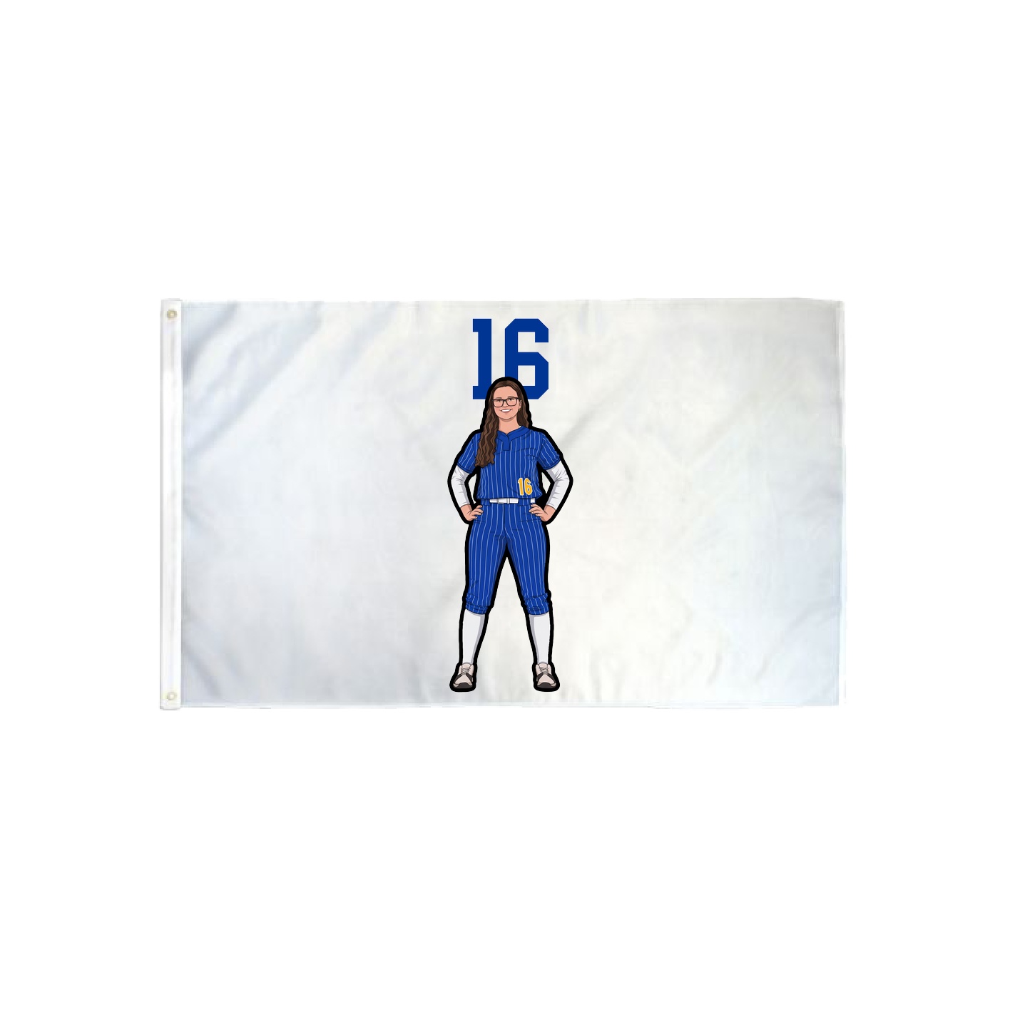 3x5 Flag — Number Top in Classic
