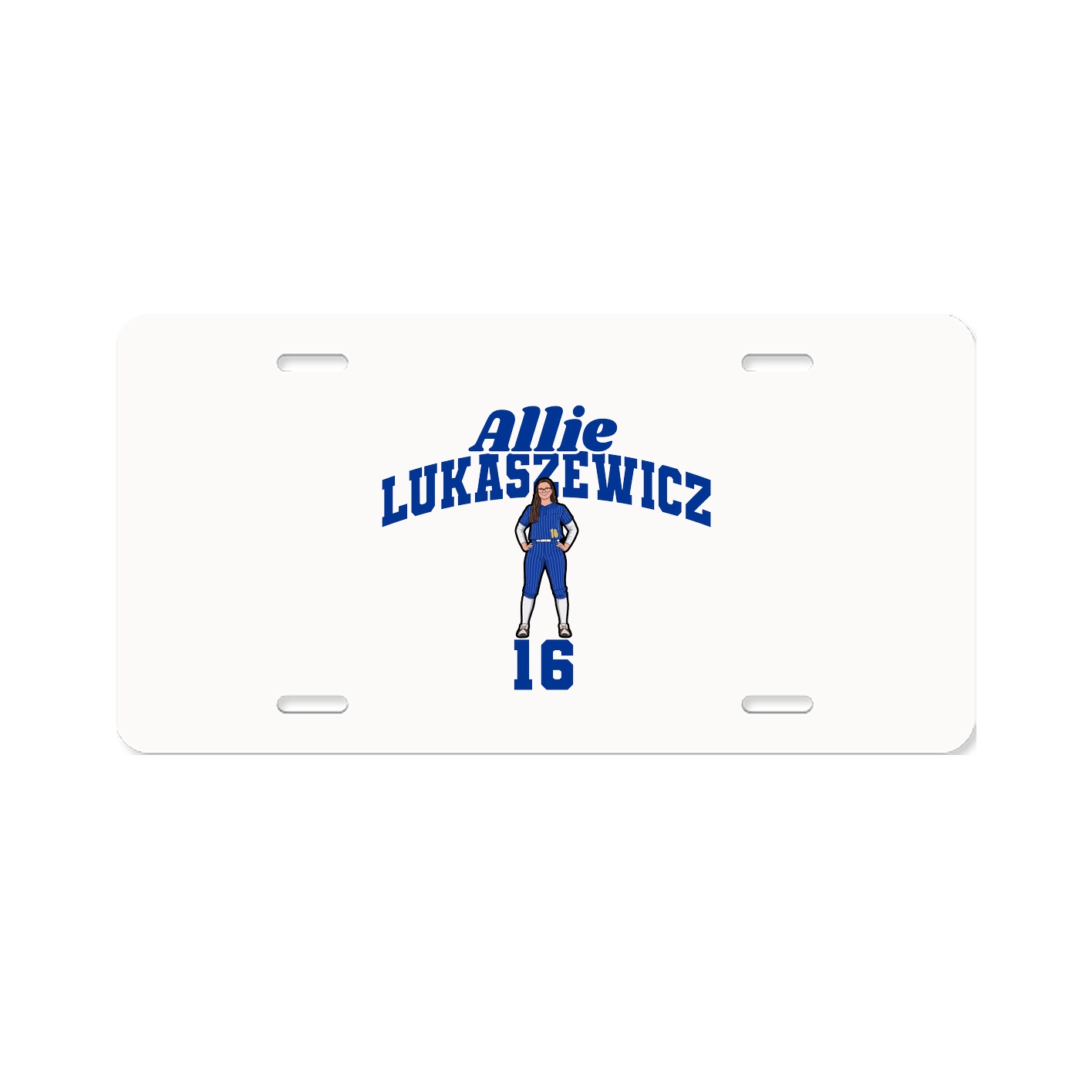 License Plate — Signature Arch in Classic