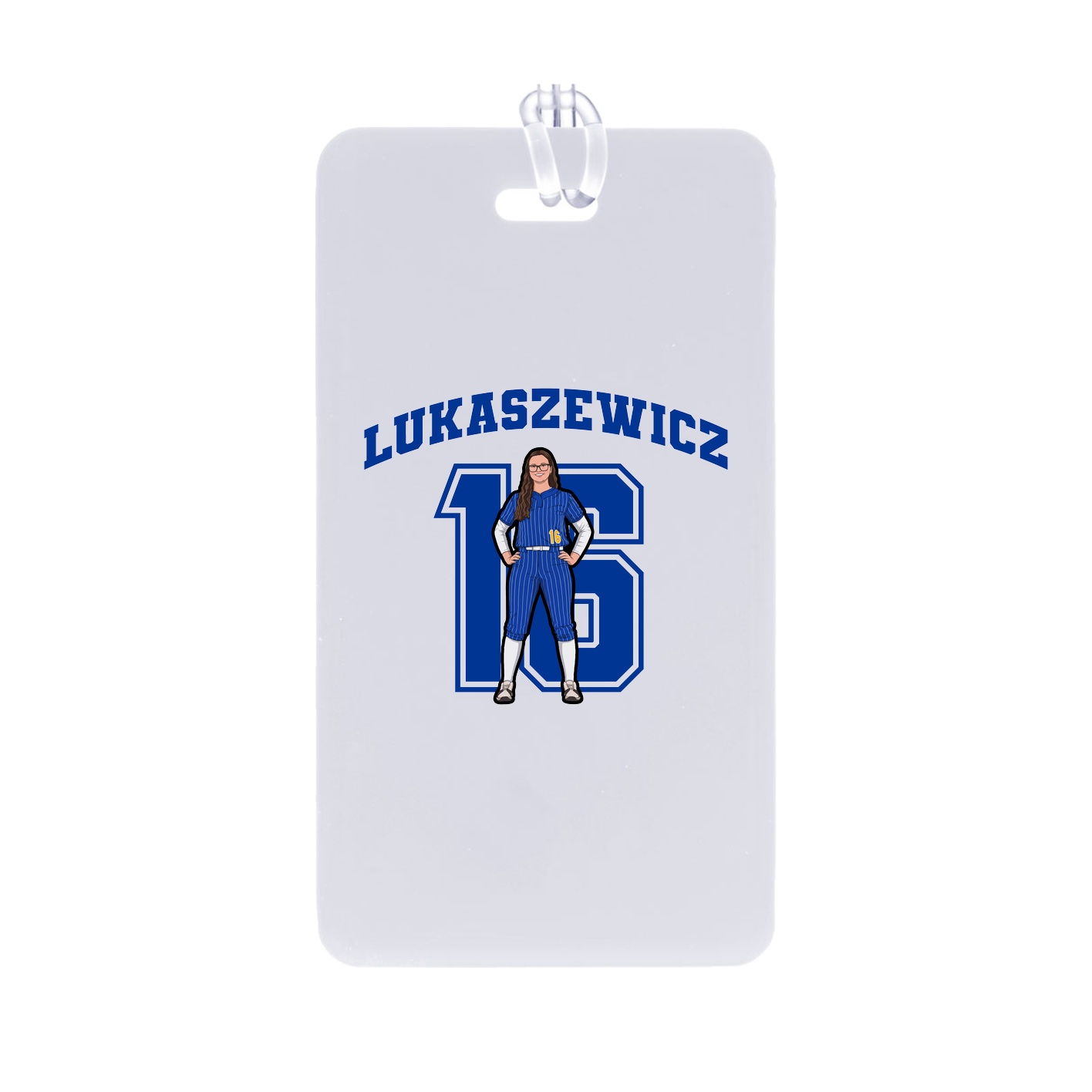 Bag Tag — Number in Classic