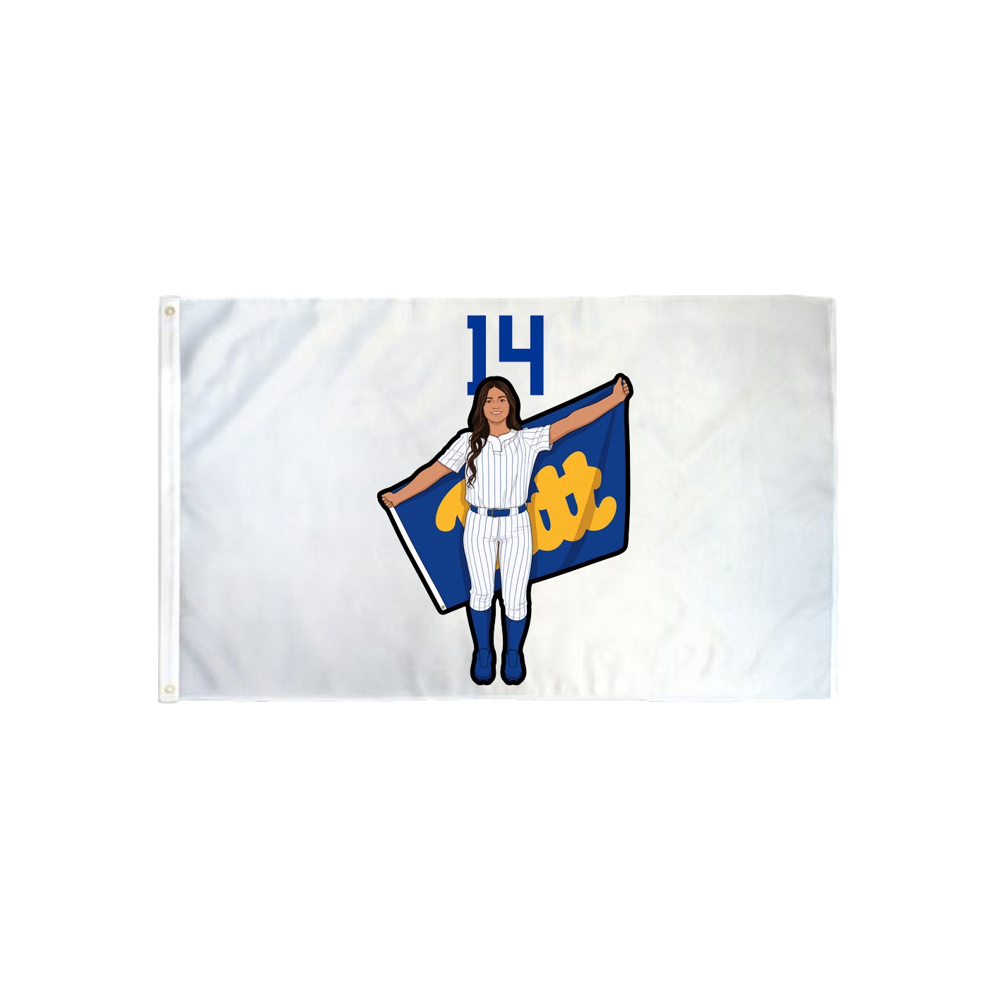 3x5 Flag — Number Top in Classic