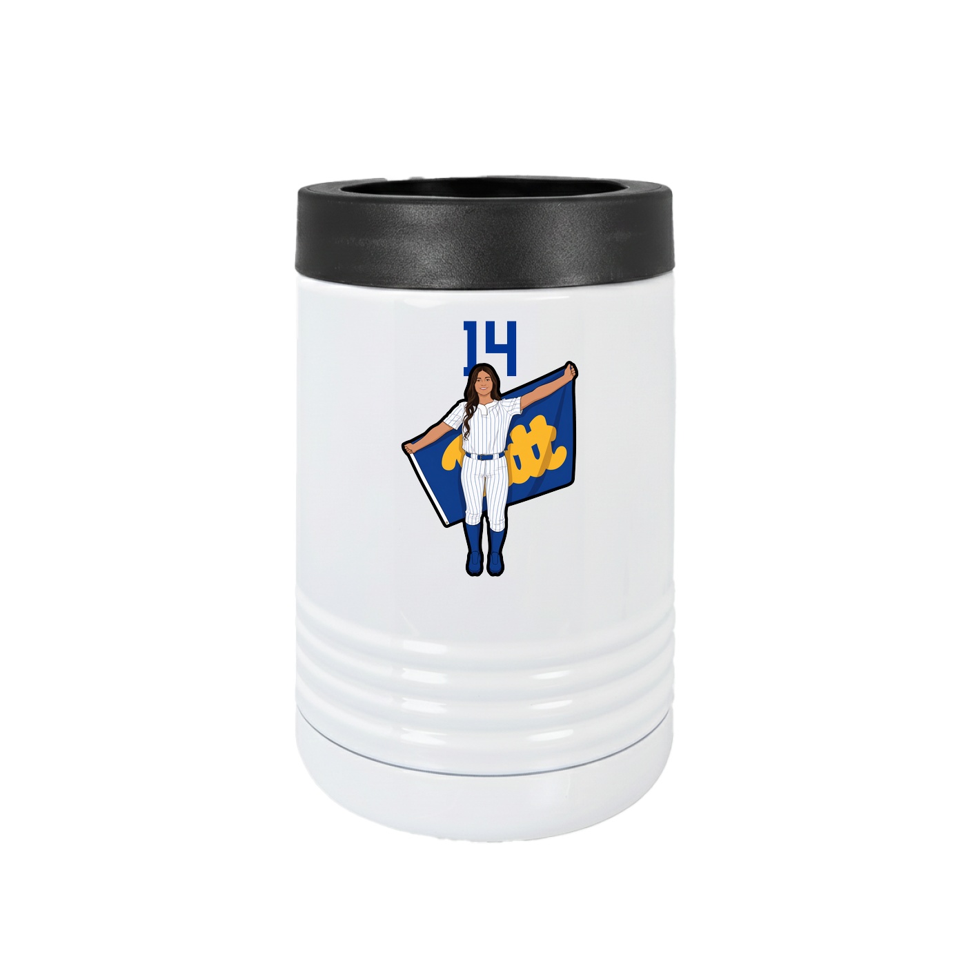 Beverage Holder — Number Top in White