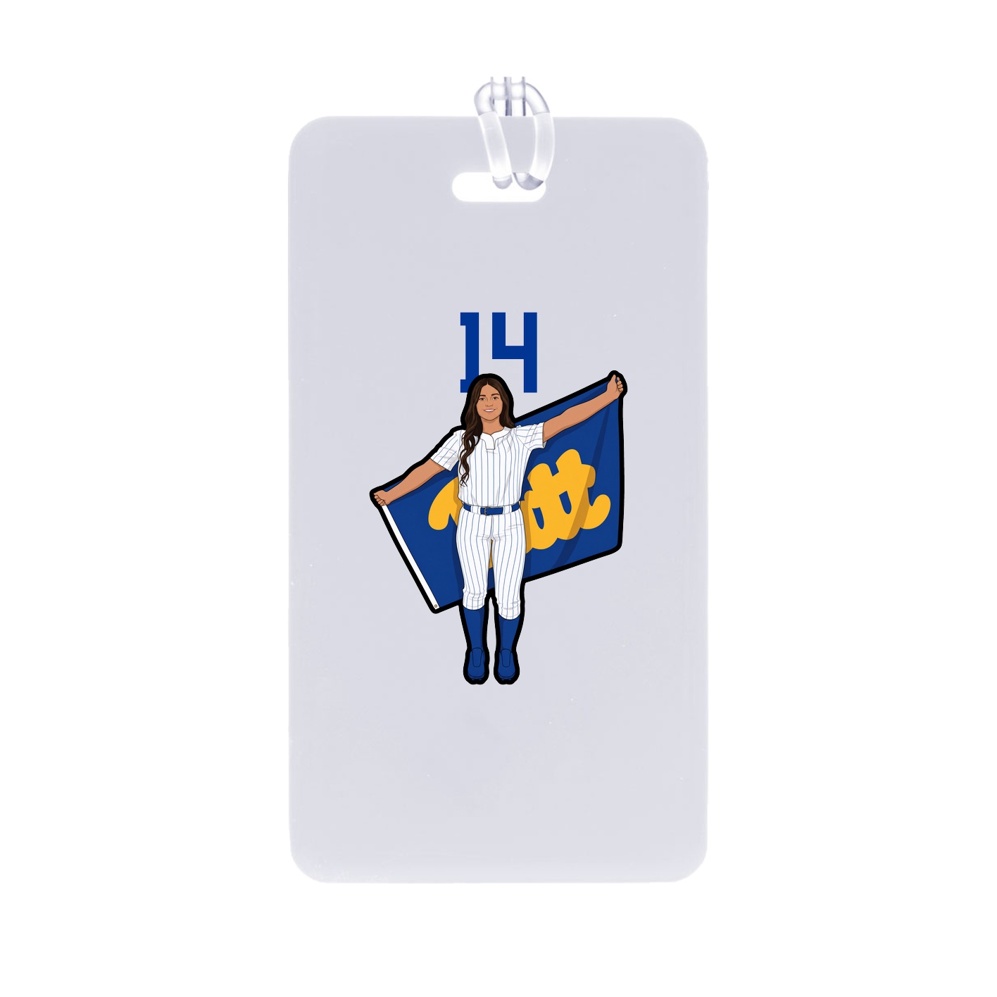 Bag Tag — Number Top in Classic