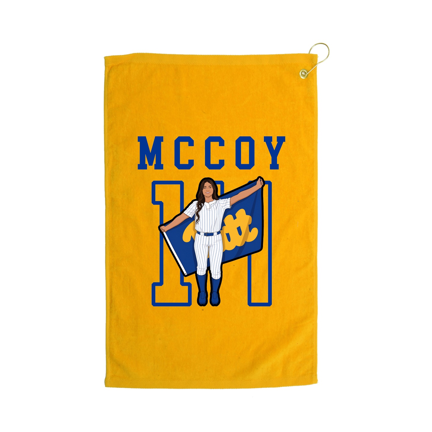 Golf Towel — Shirsey in Gold