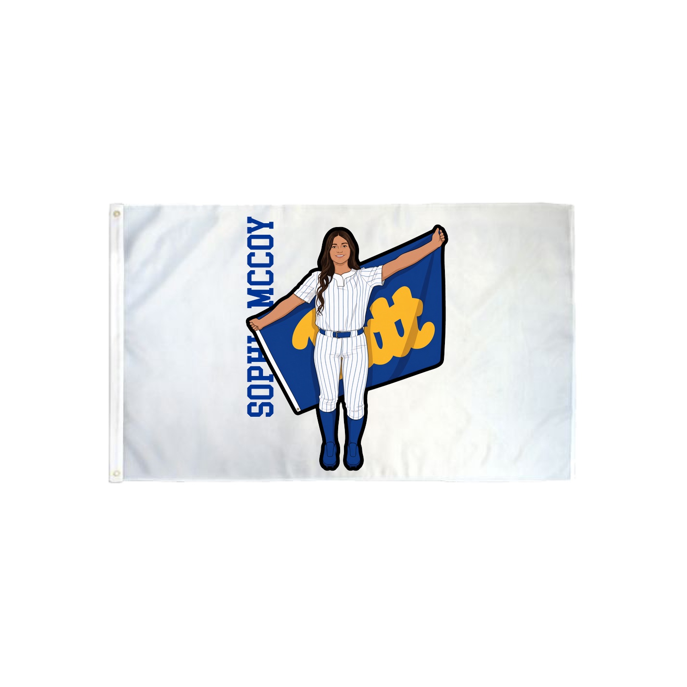3x5 Flag — Name Vertical in Classic