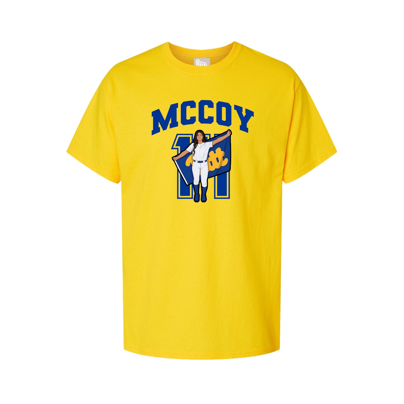 Tee — Number in Gold