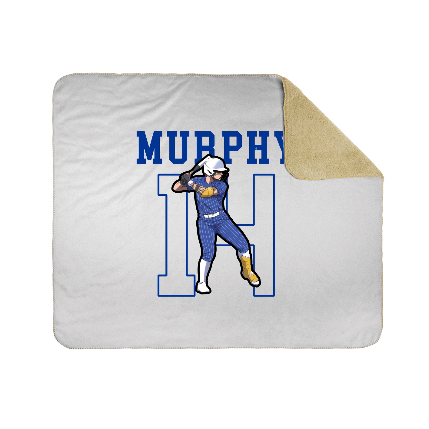 Throw Blanket — Shirsey in White