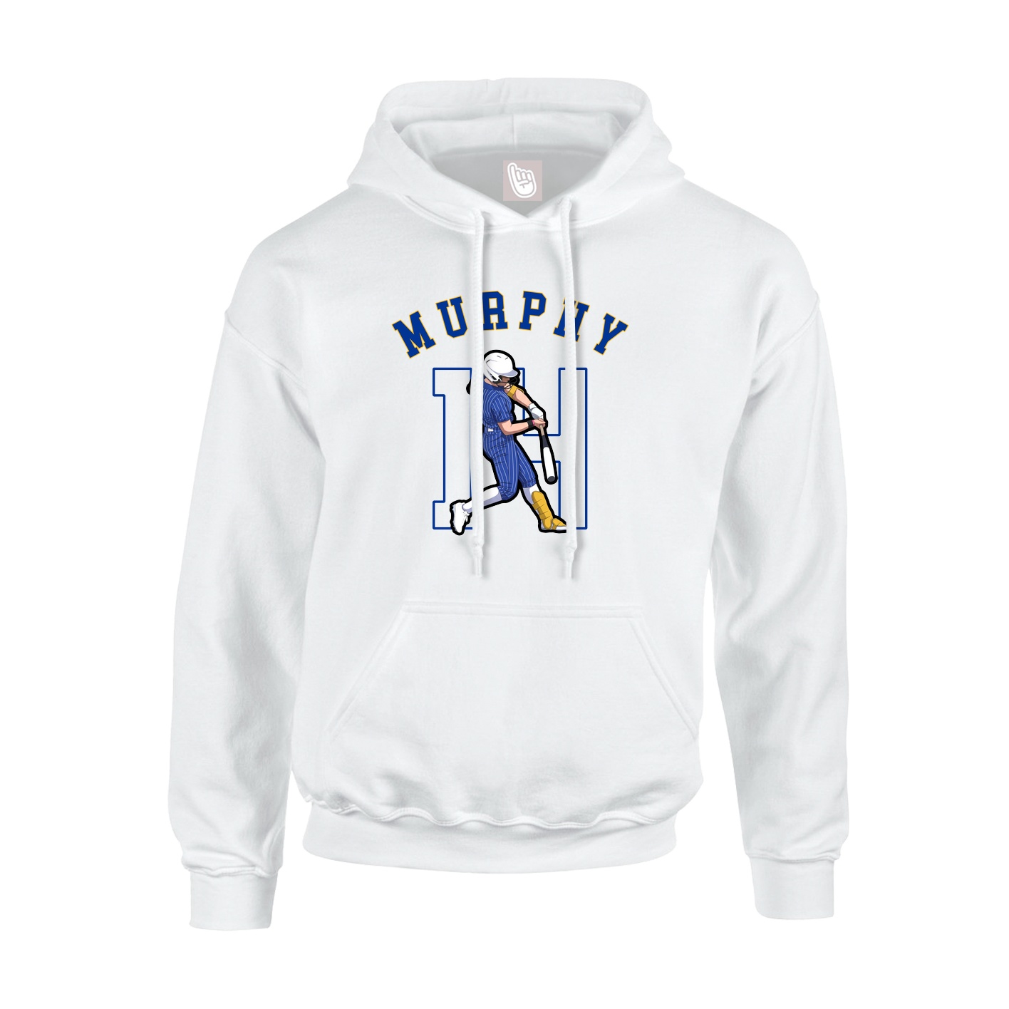 Hoodie — Shirsey Arch in White