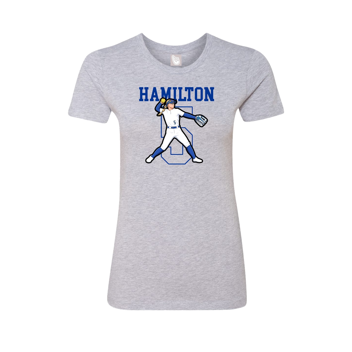 Fitted Women's Tee — Shirsey in Grey