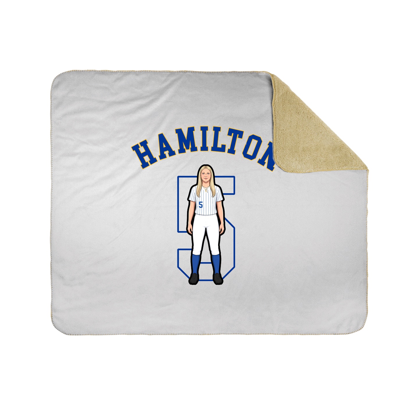 Throw Blanket — Shirsey Arch in White