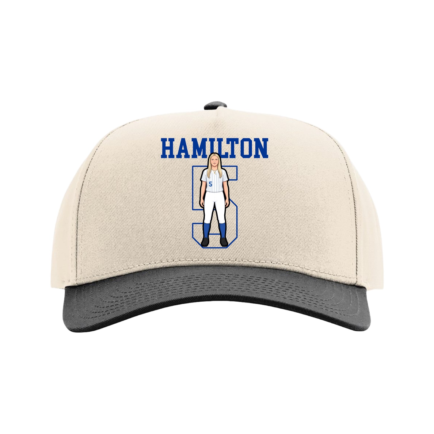 Full Fabric Five-Panel Champ Cap