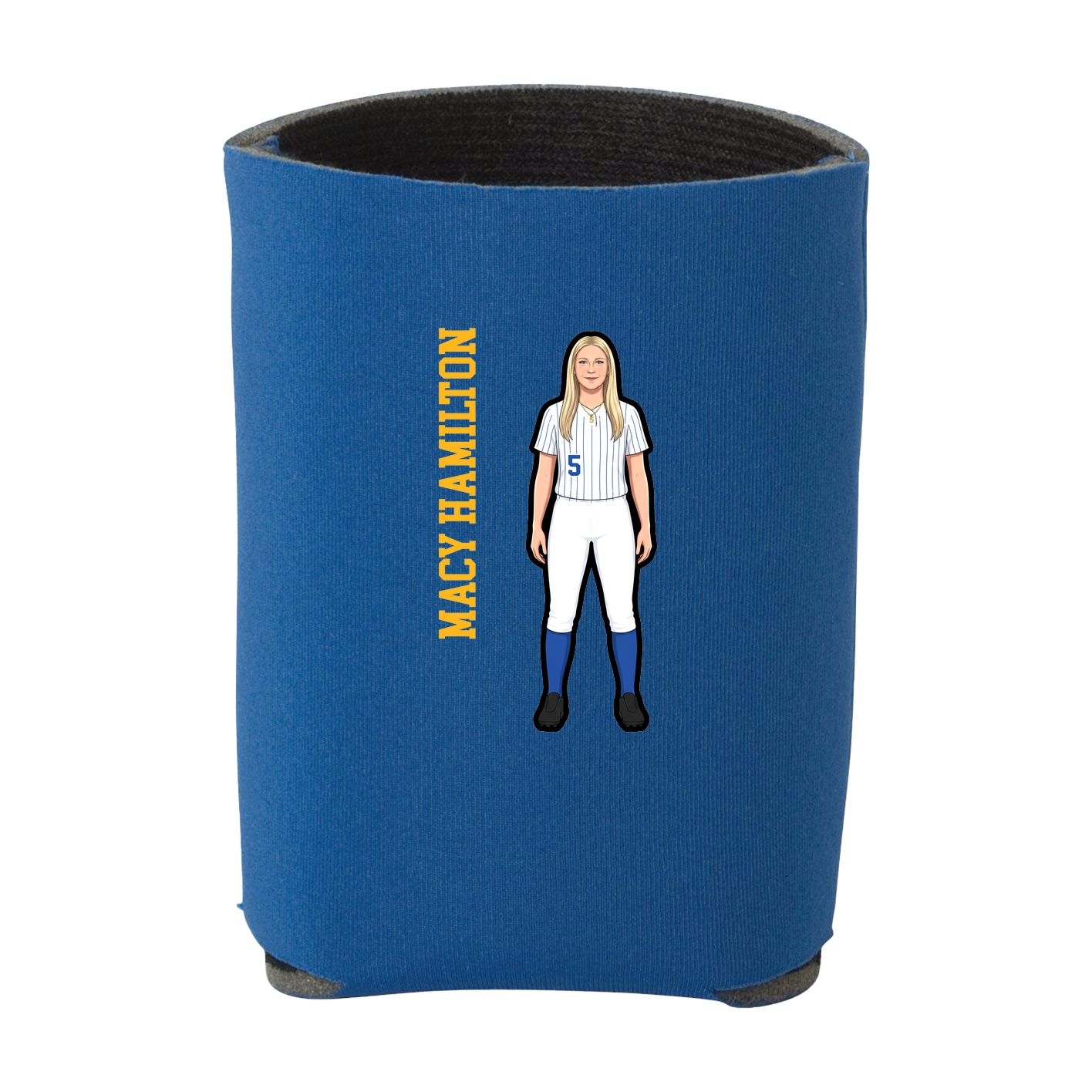 Can Holder — Name Vertical in Royal