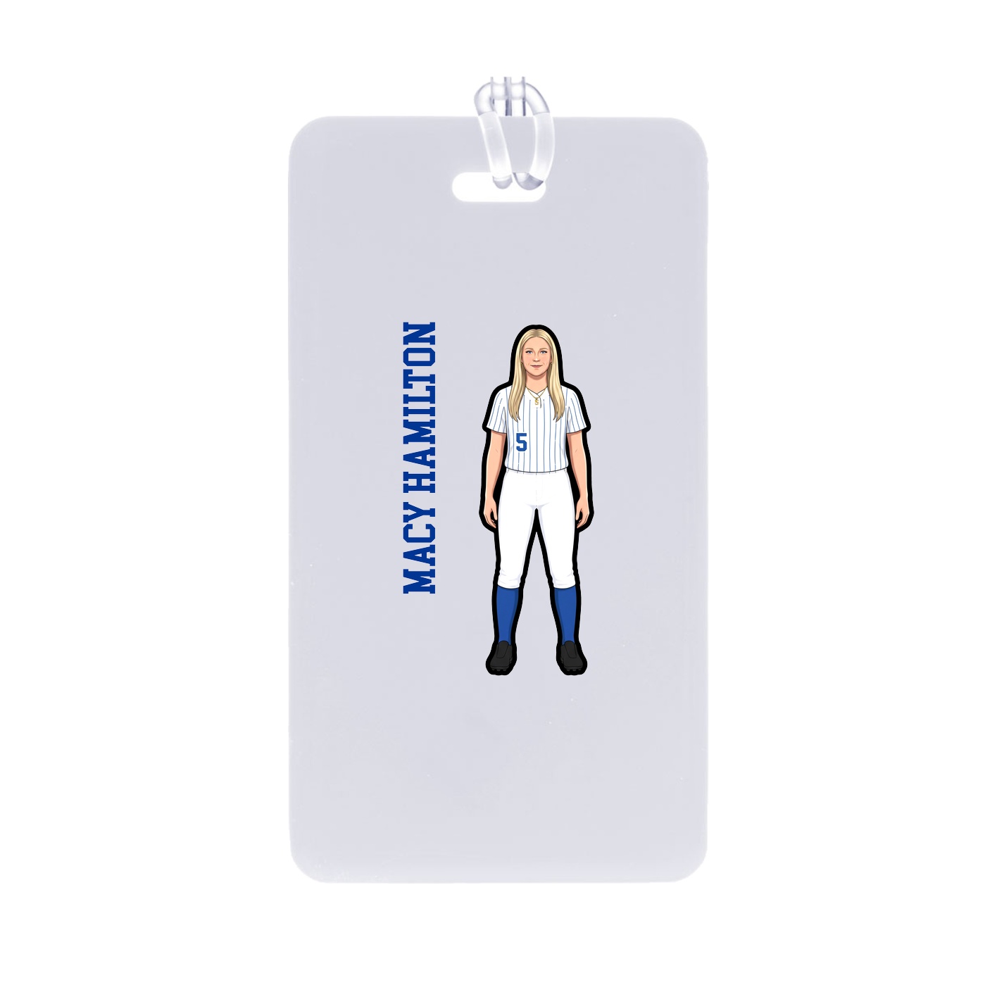 Bag Tag — Name Vertical in Classic