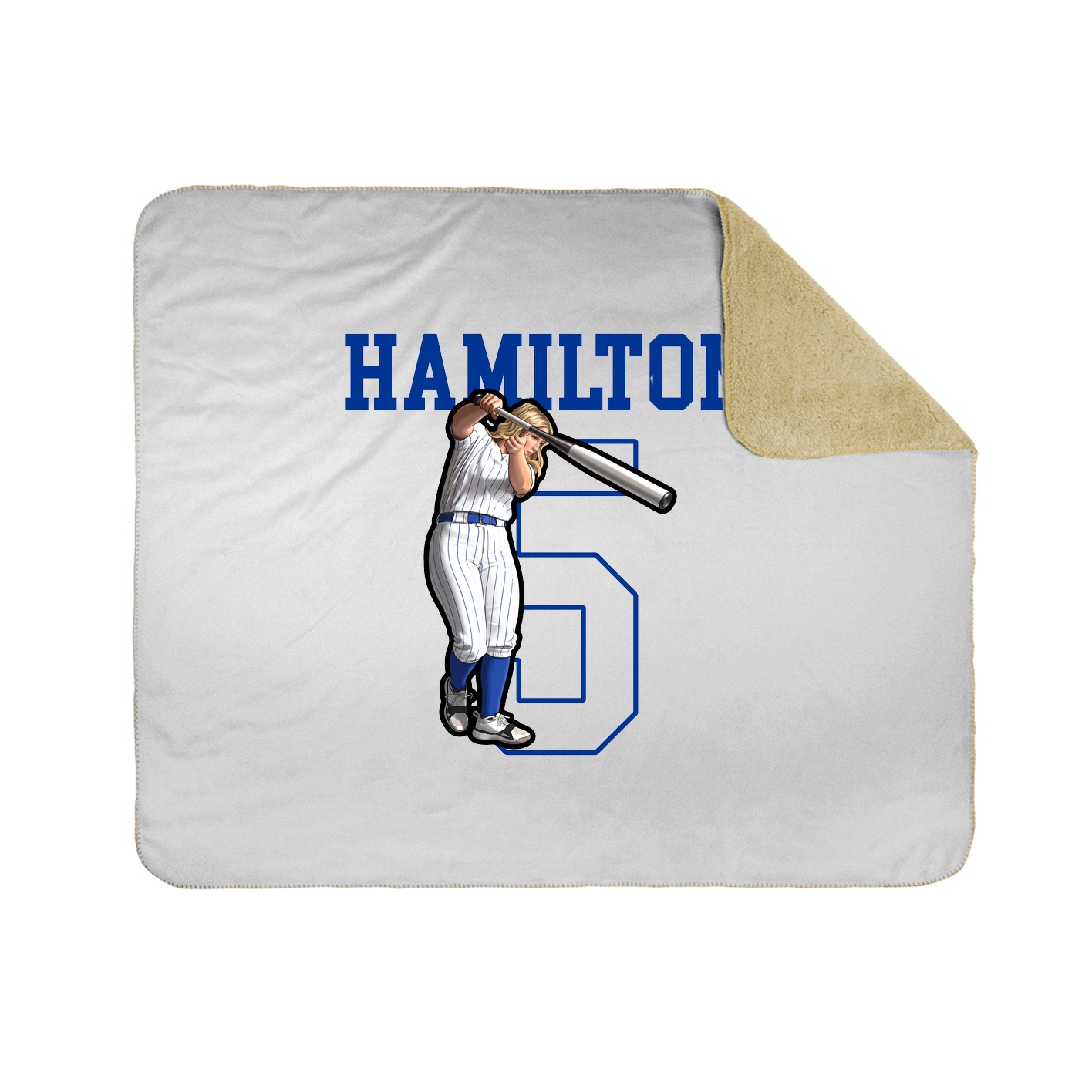 Throw Blanket — Shirsey in White