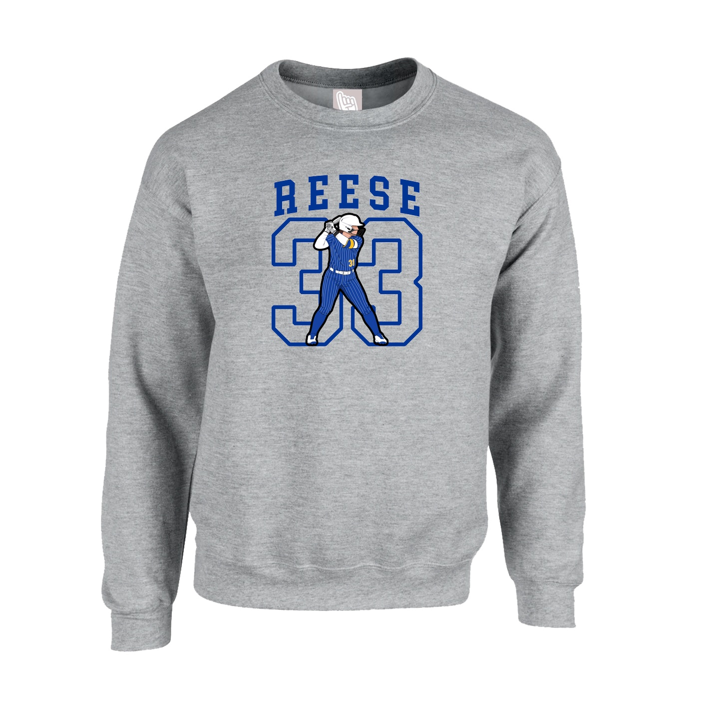 Fleece Crew — Shirsey in Grey