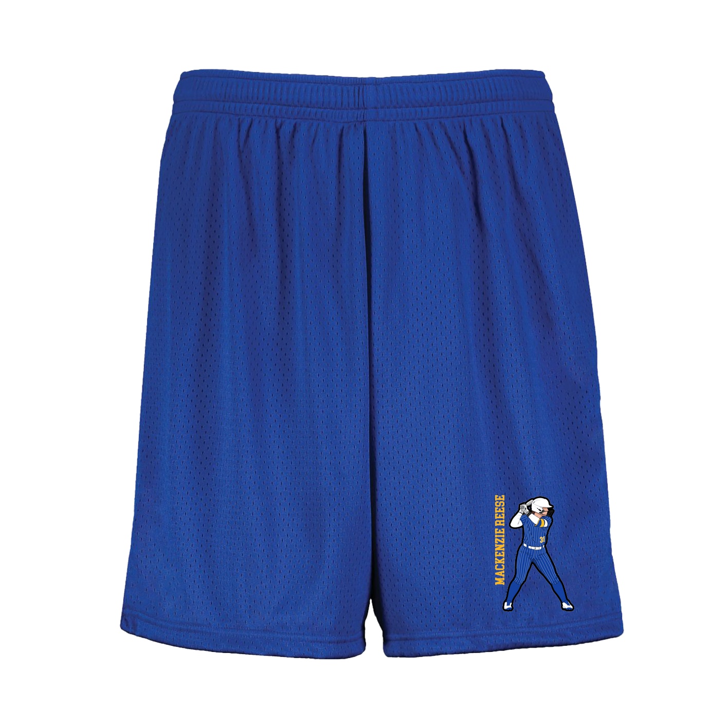 Shorts — Name Vertical in Royal