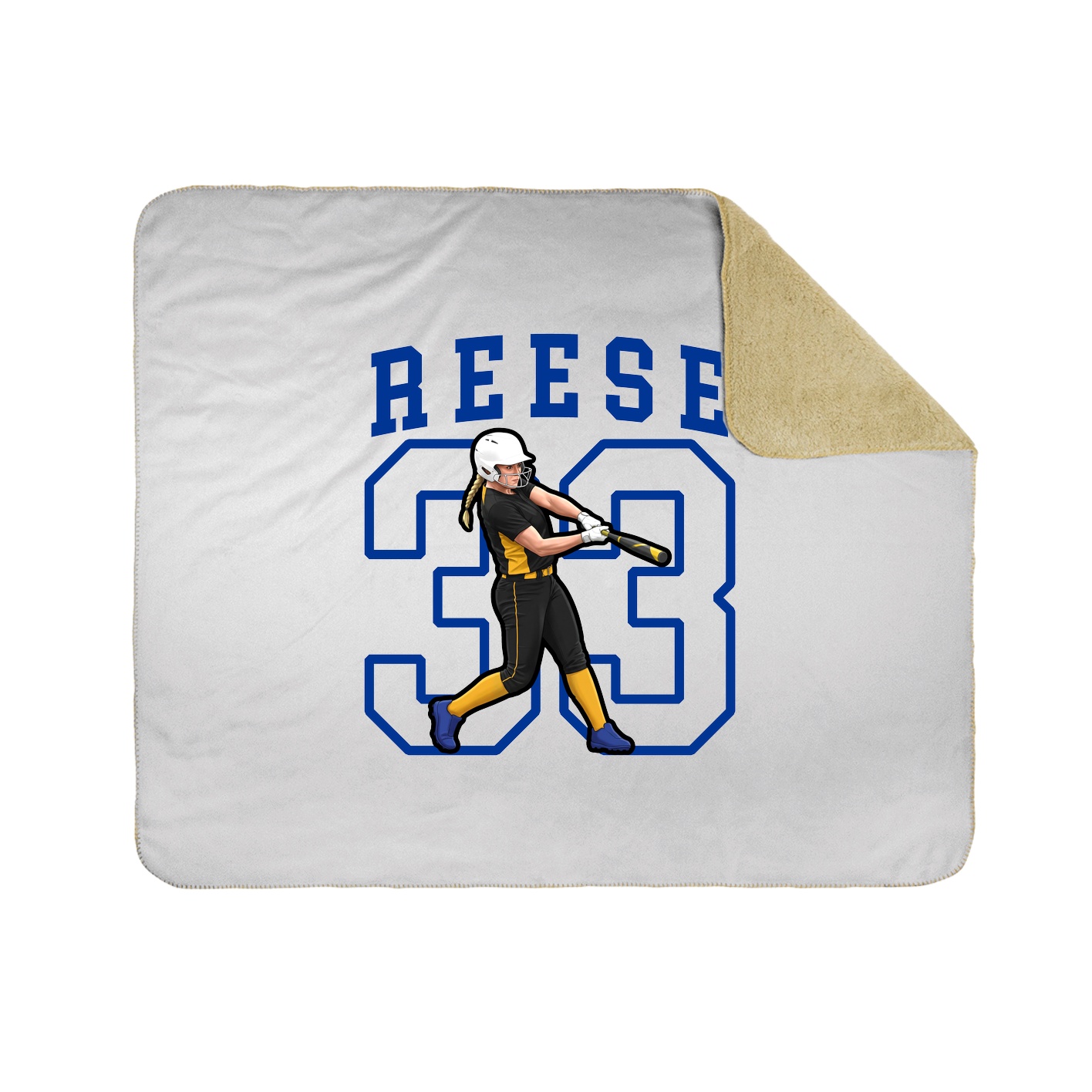 Throw Blanket — Shirsey in White