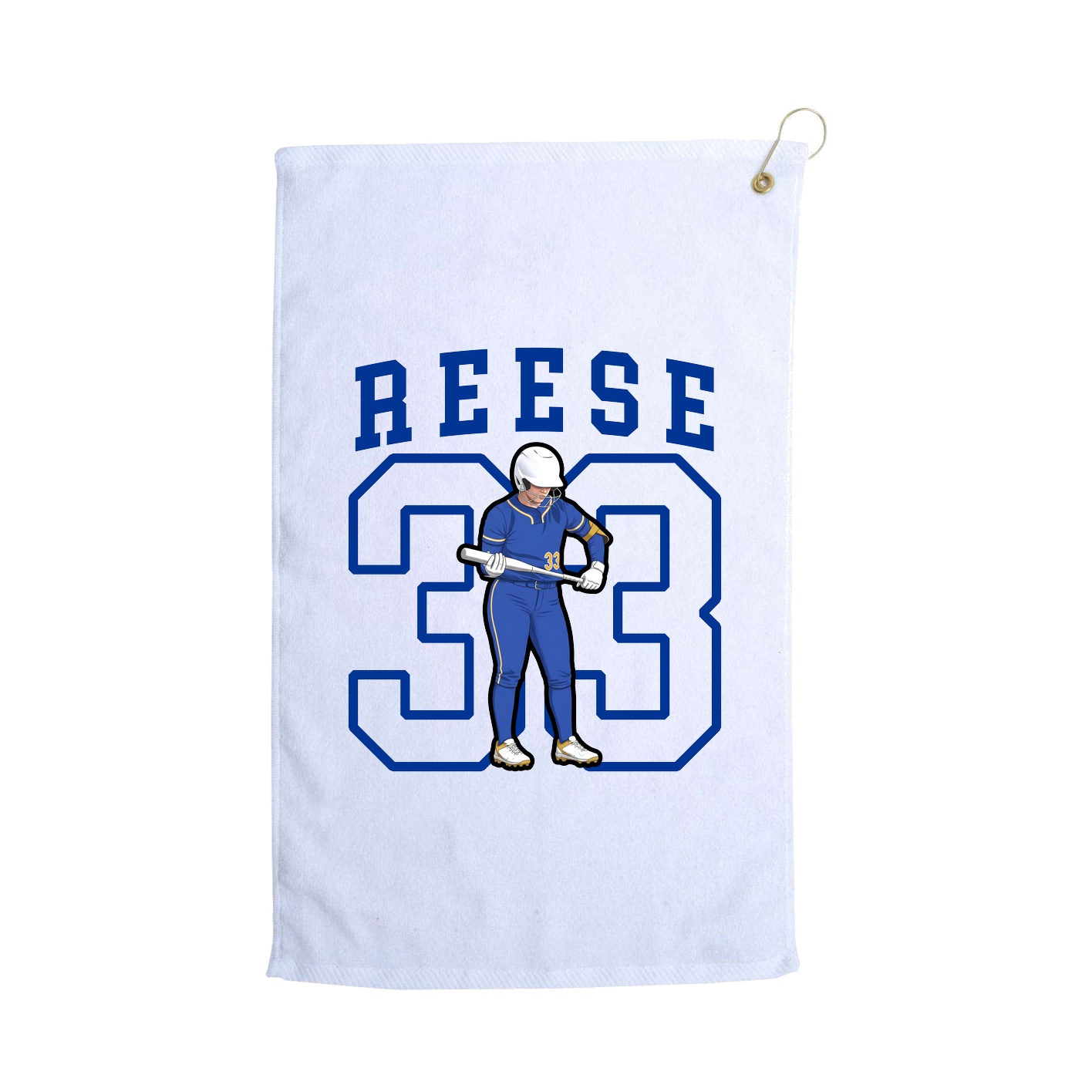 Golf Towel — Shirsey in White