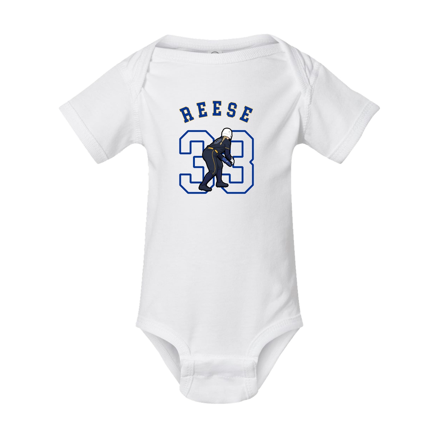 Baby Onesie — Shirsey Arch in White