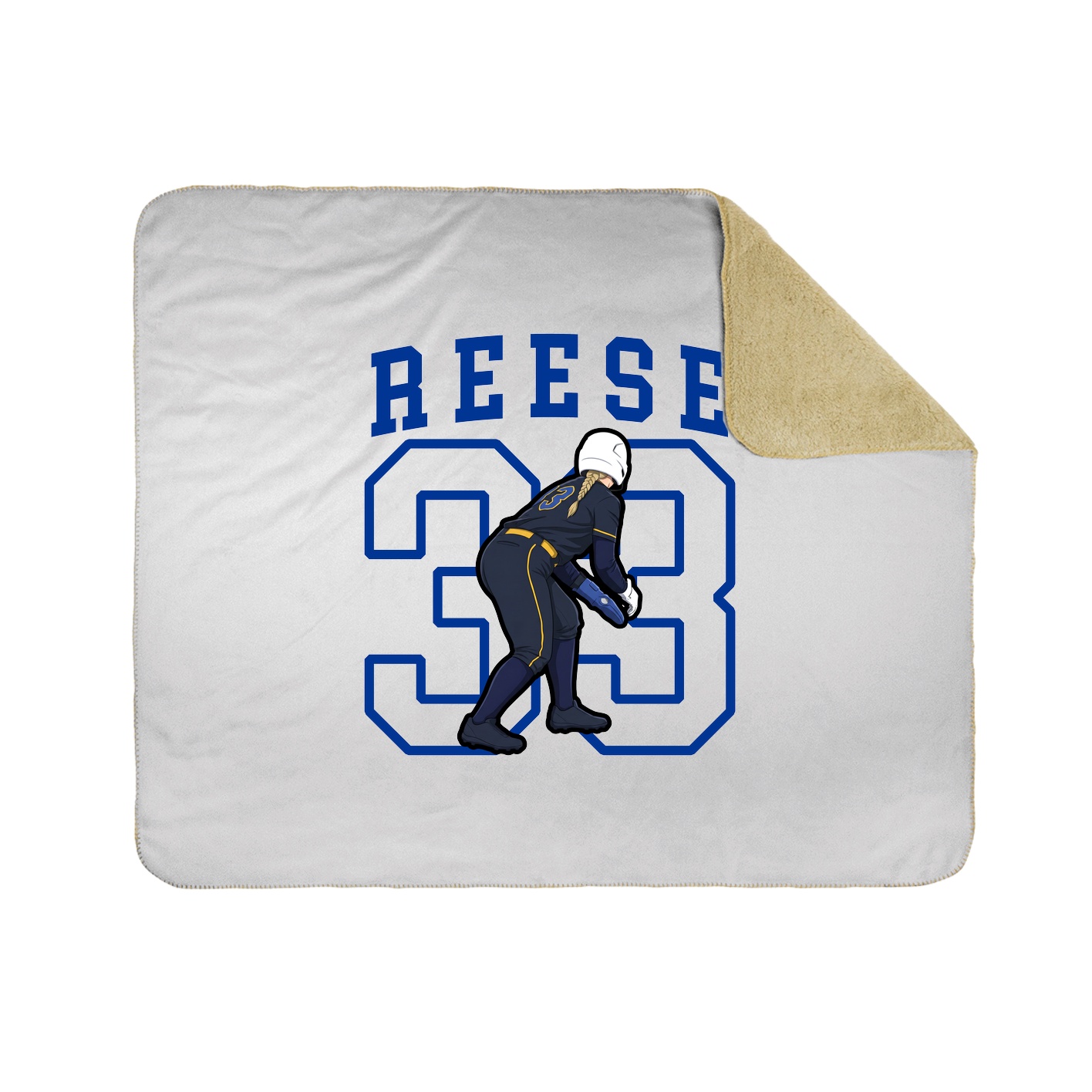Throw Blanket — Shirsey in White