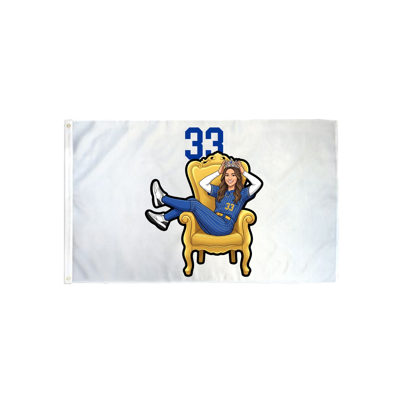 3x5 Flag — Number Top in Classic