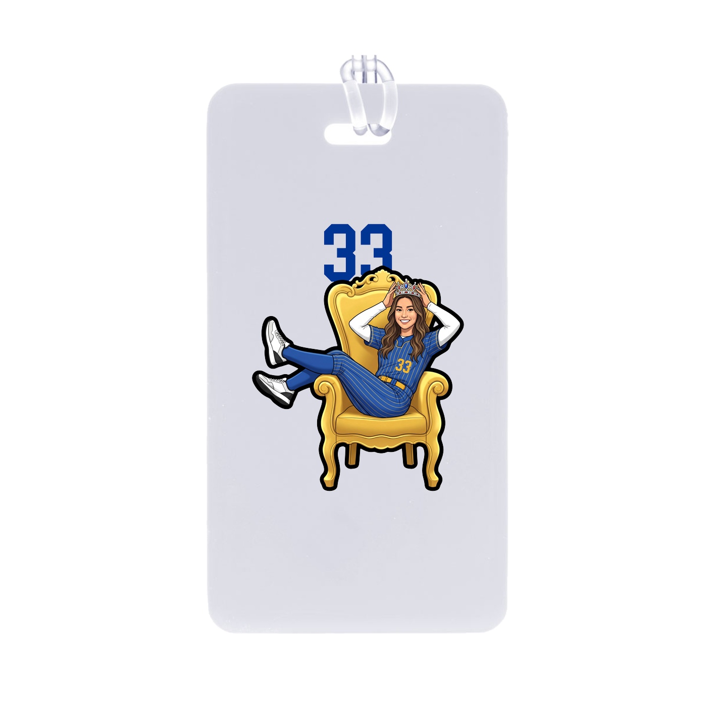 Bag Tag — Number Top in Classic