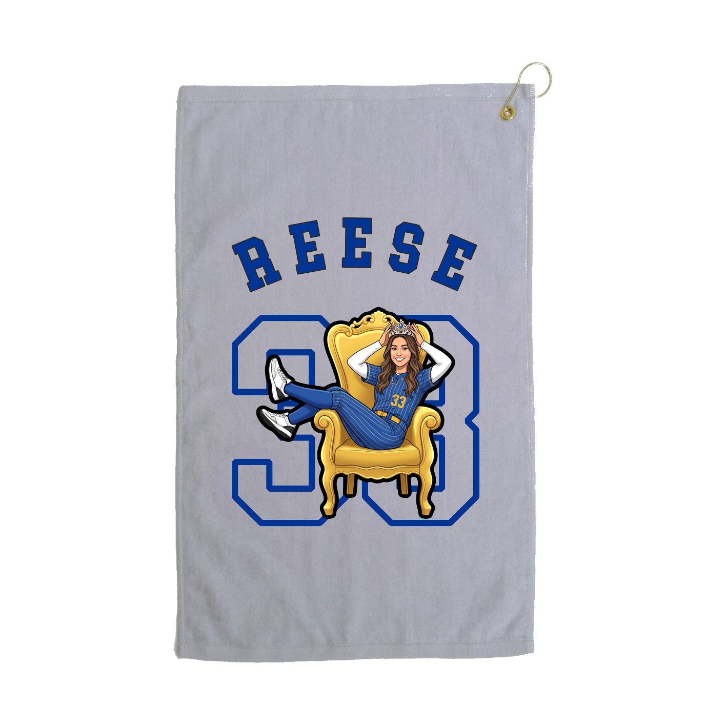 Golf Towel — Shirsey Arch in Grey