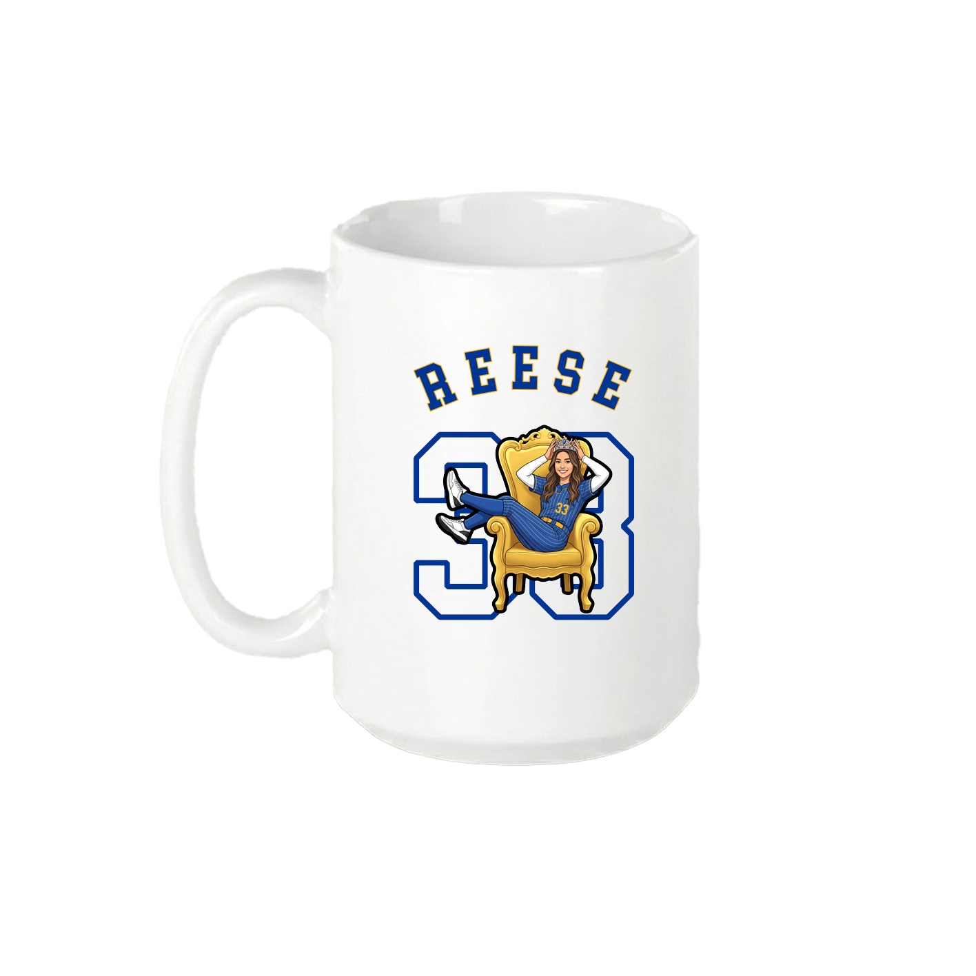 15oz Coffee Mug — Shirsey Arch in White