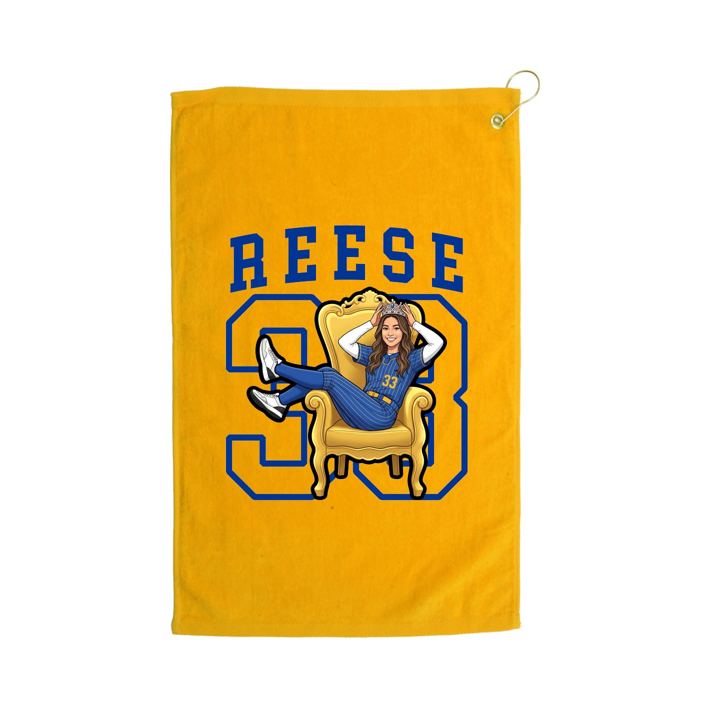 Golf Towel — Shirsey in Gold