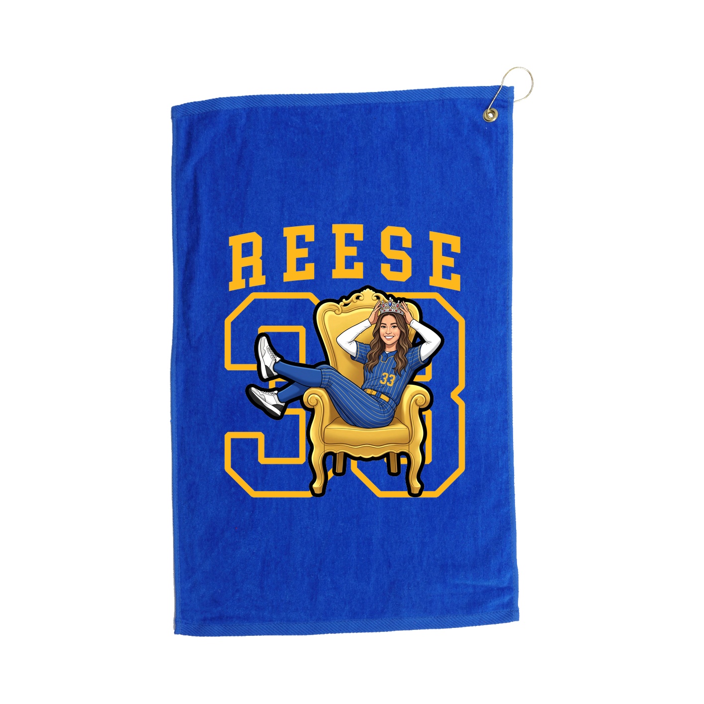 Golf Towel — Shirsey in Royal