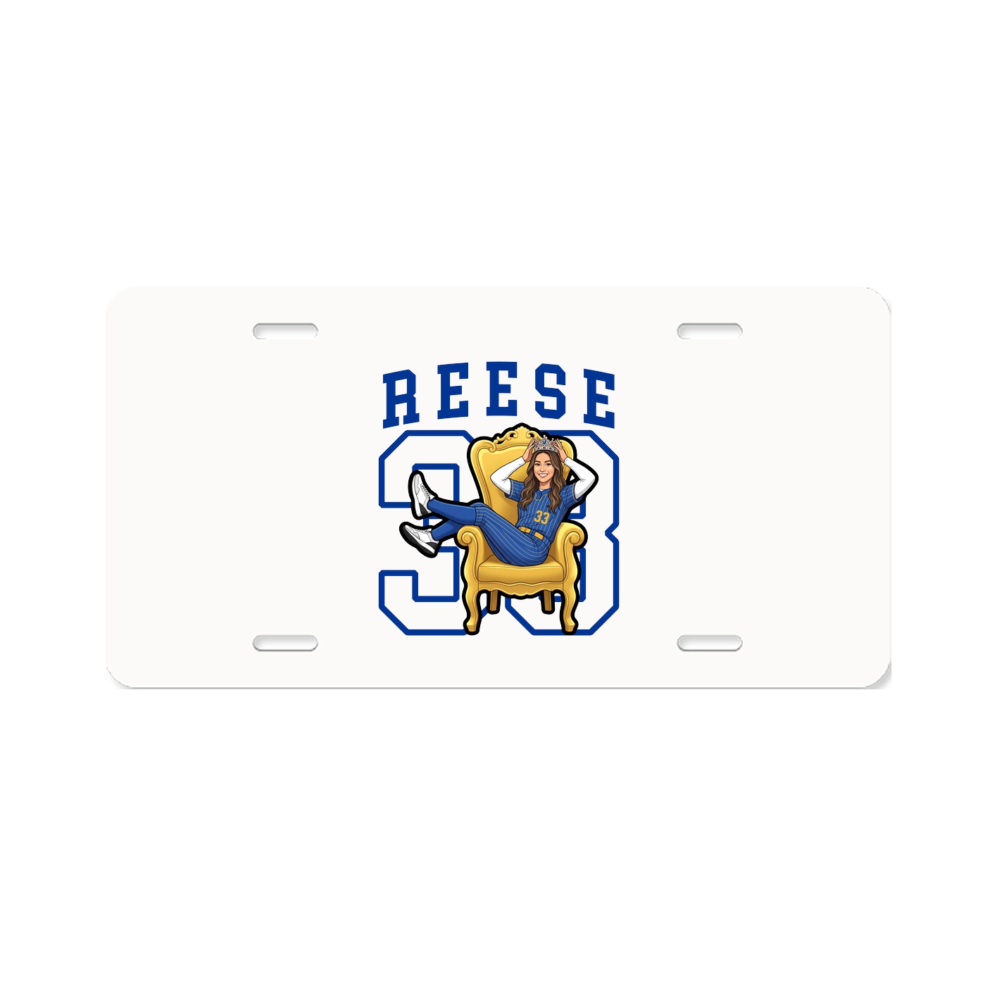 License Plate — Shirsey in Classic