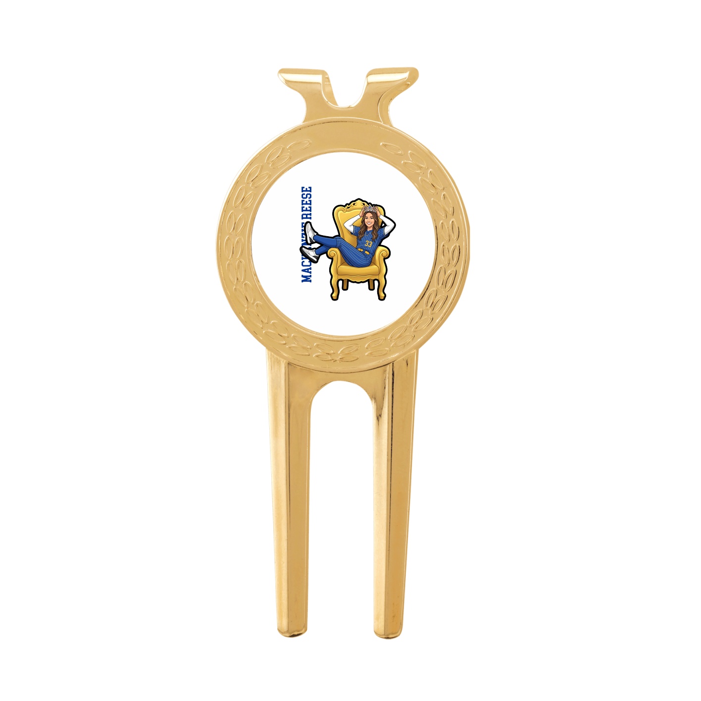 Divot Tool with Ball Marker — Name Vertical in Classic