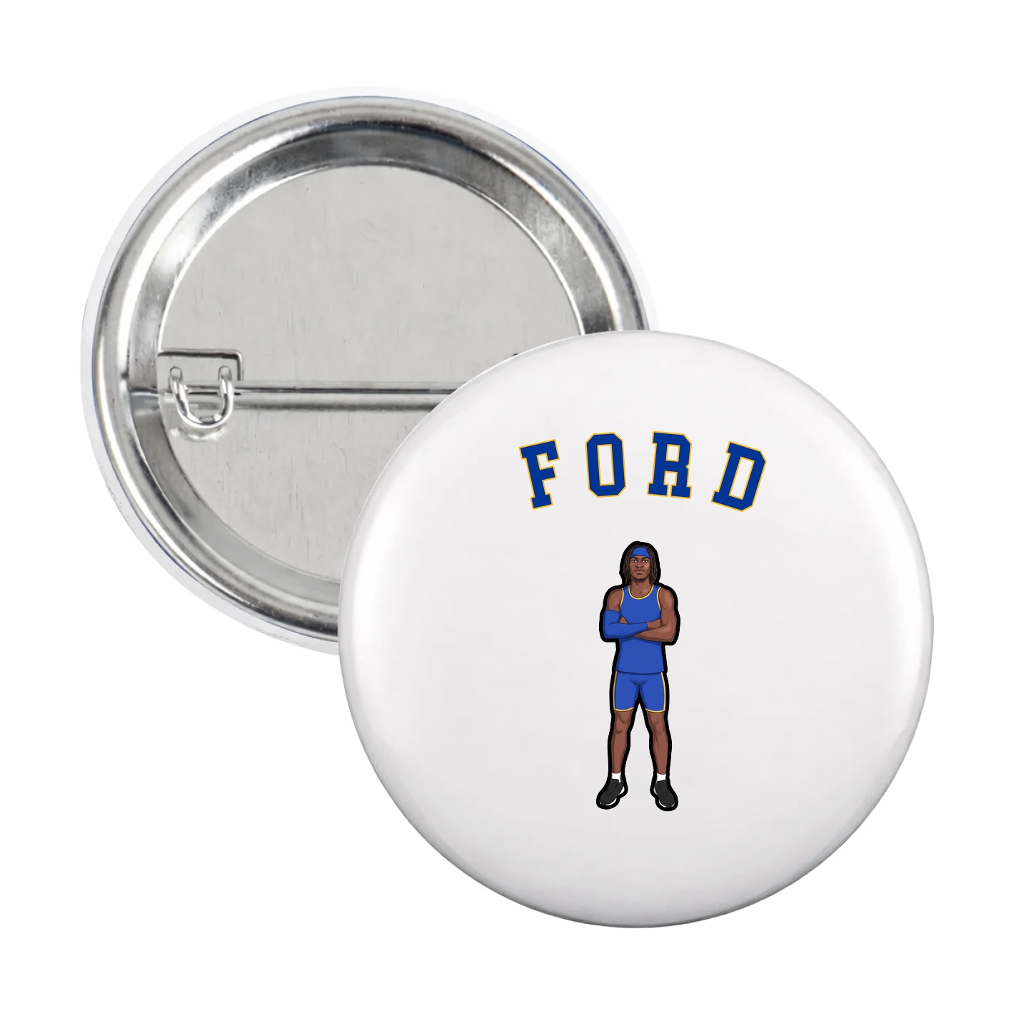 Game Day Button — Shirsey Arch in White