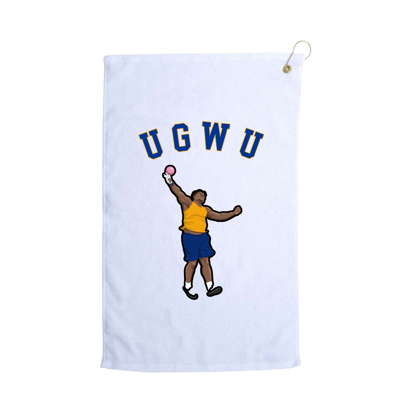 Golf Towel — Shirsey Arch in White