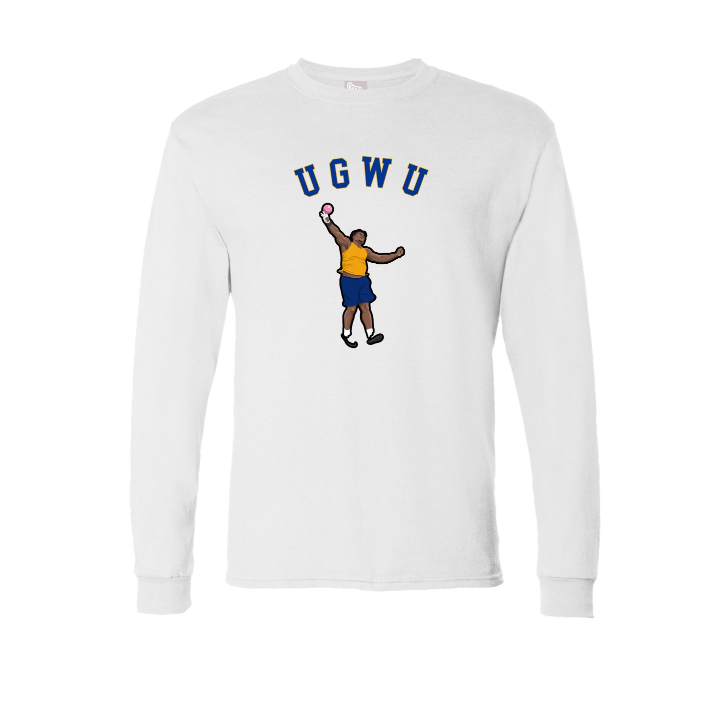 Long Sleeve Tee — Shirsey Arch in White