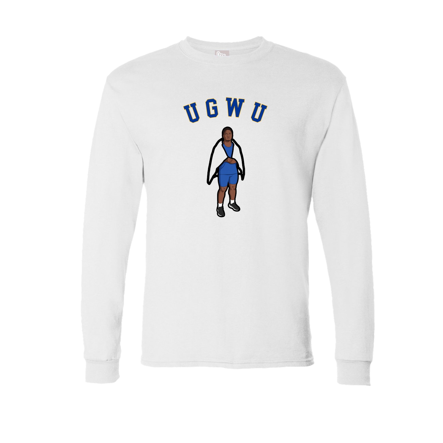 Long Sleeve Tee — Shirsey Arch in White