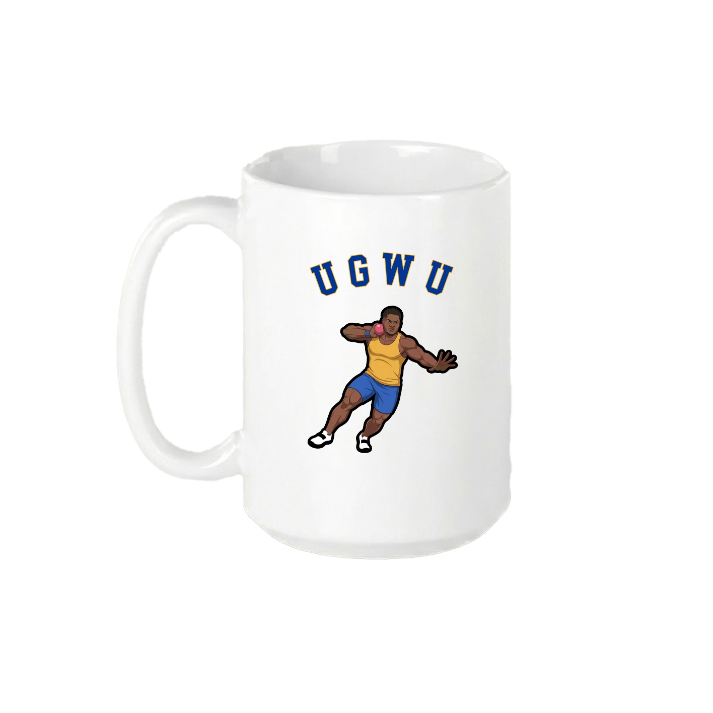 15oz Coffee Mug — Shirsey Arch in White