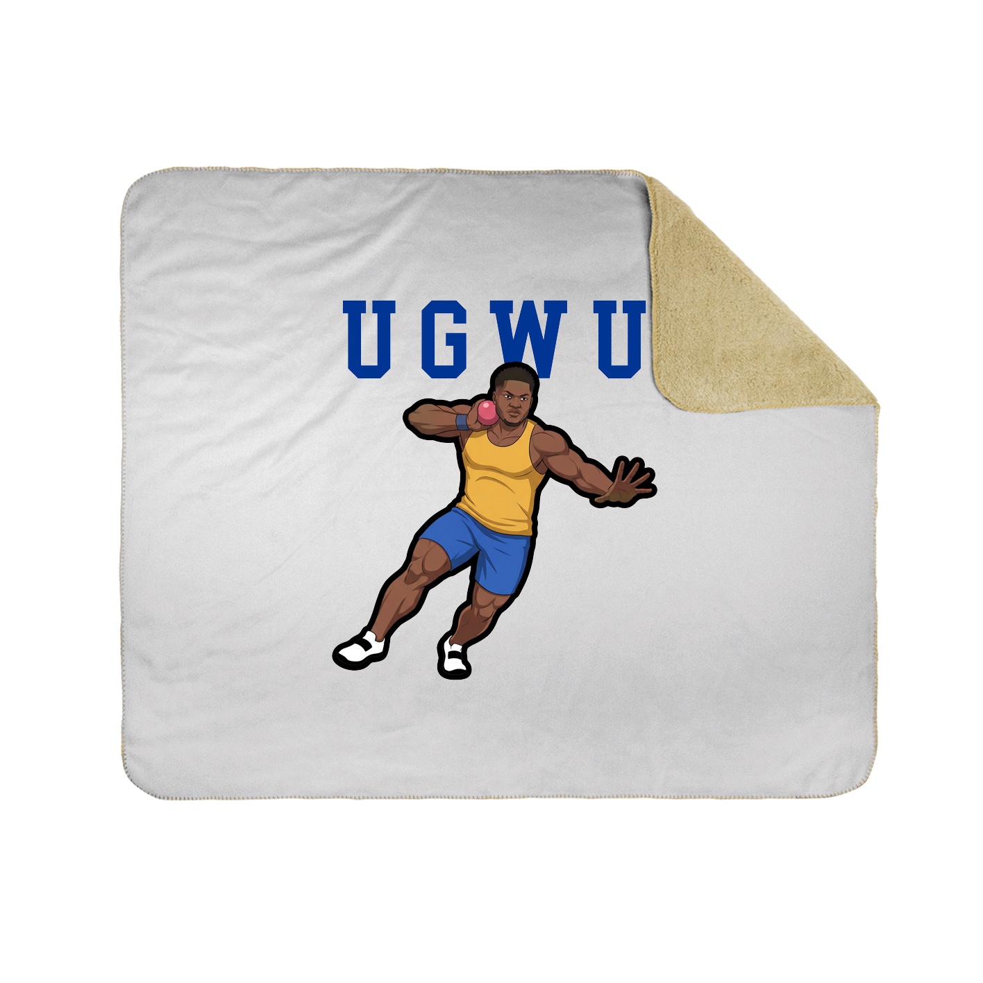 Throw Blanket — Shirsey in White