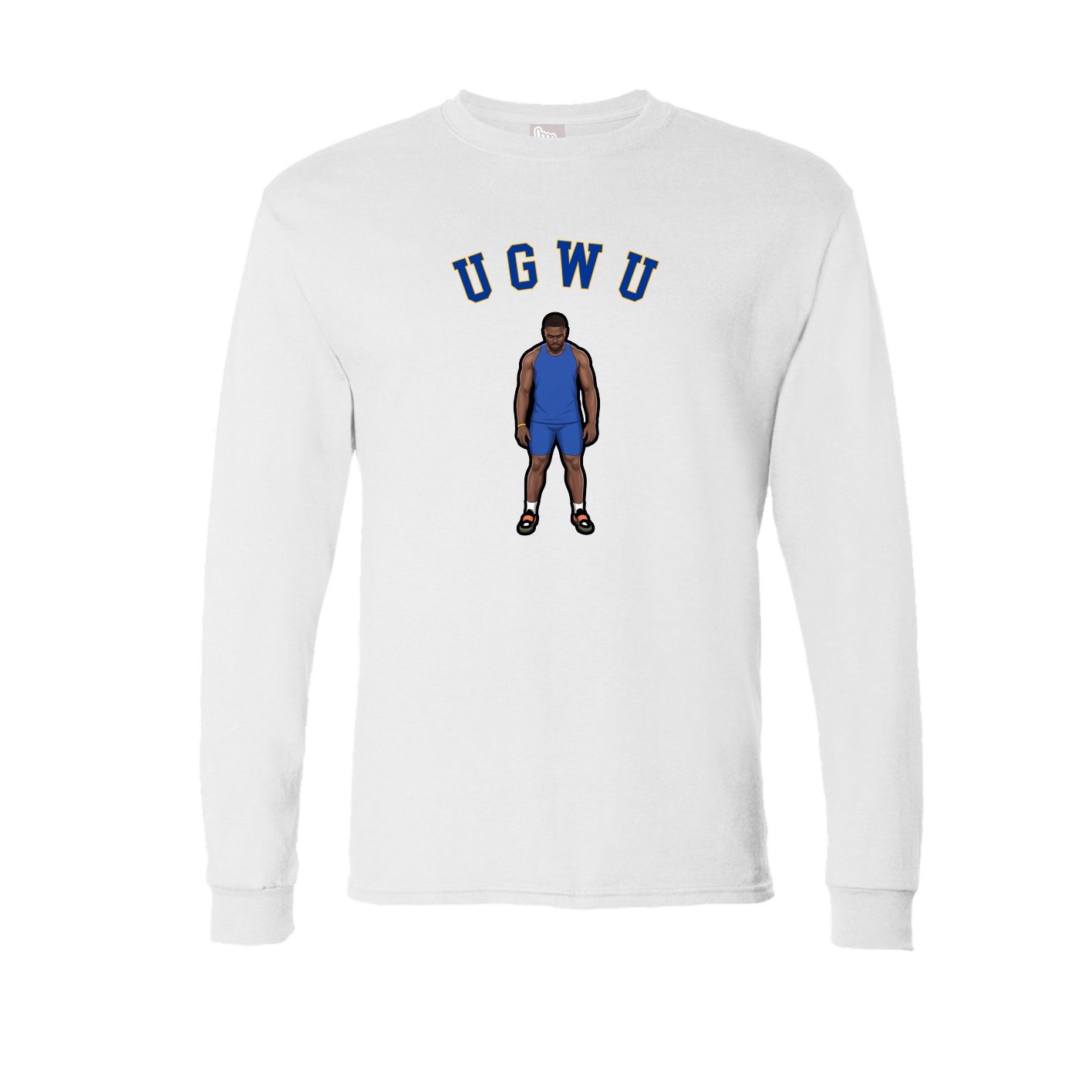 Long Sleeve Tee — Shirsey Arch in White