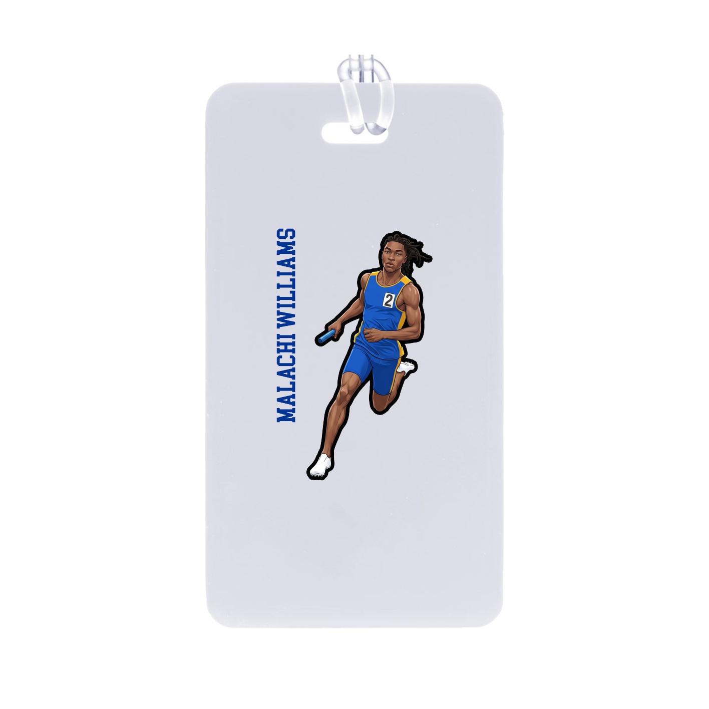 Bag Tag — Name Vertical in Classic