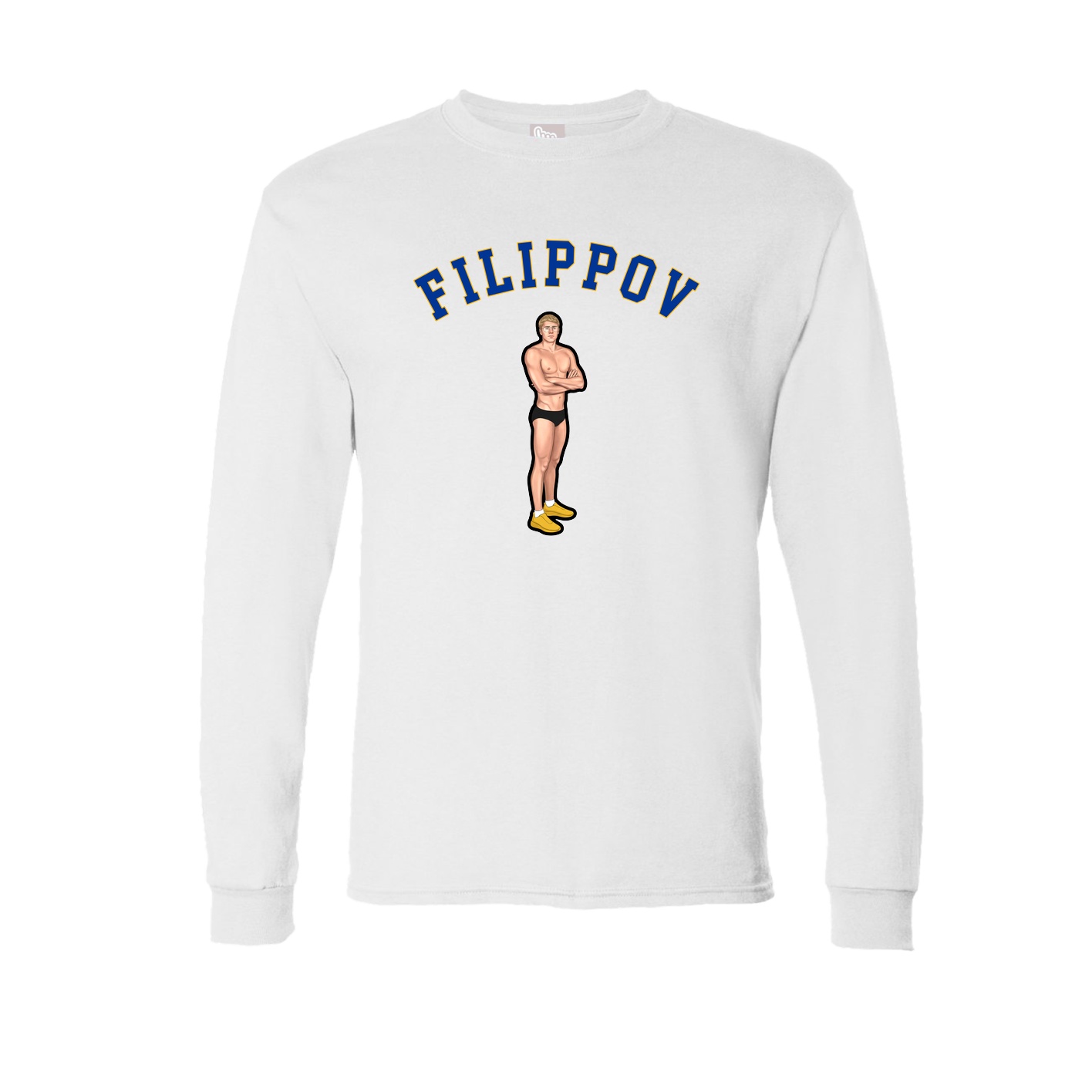 Long Sleeve Tee — Shirsey Arch in White