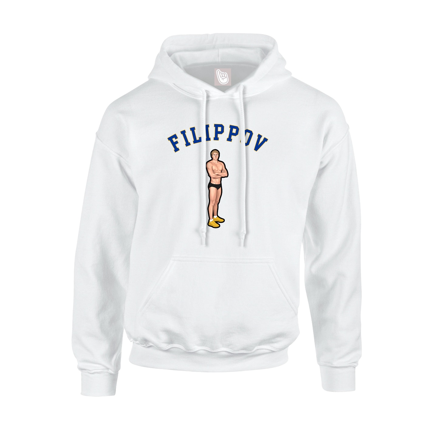 Hoodie — Shirsey Arch in White