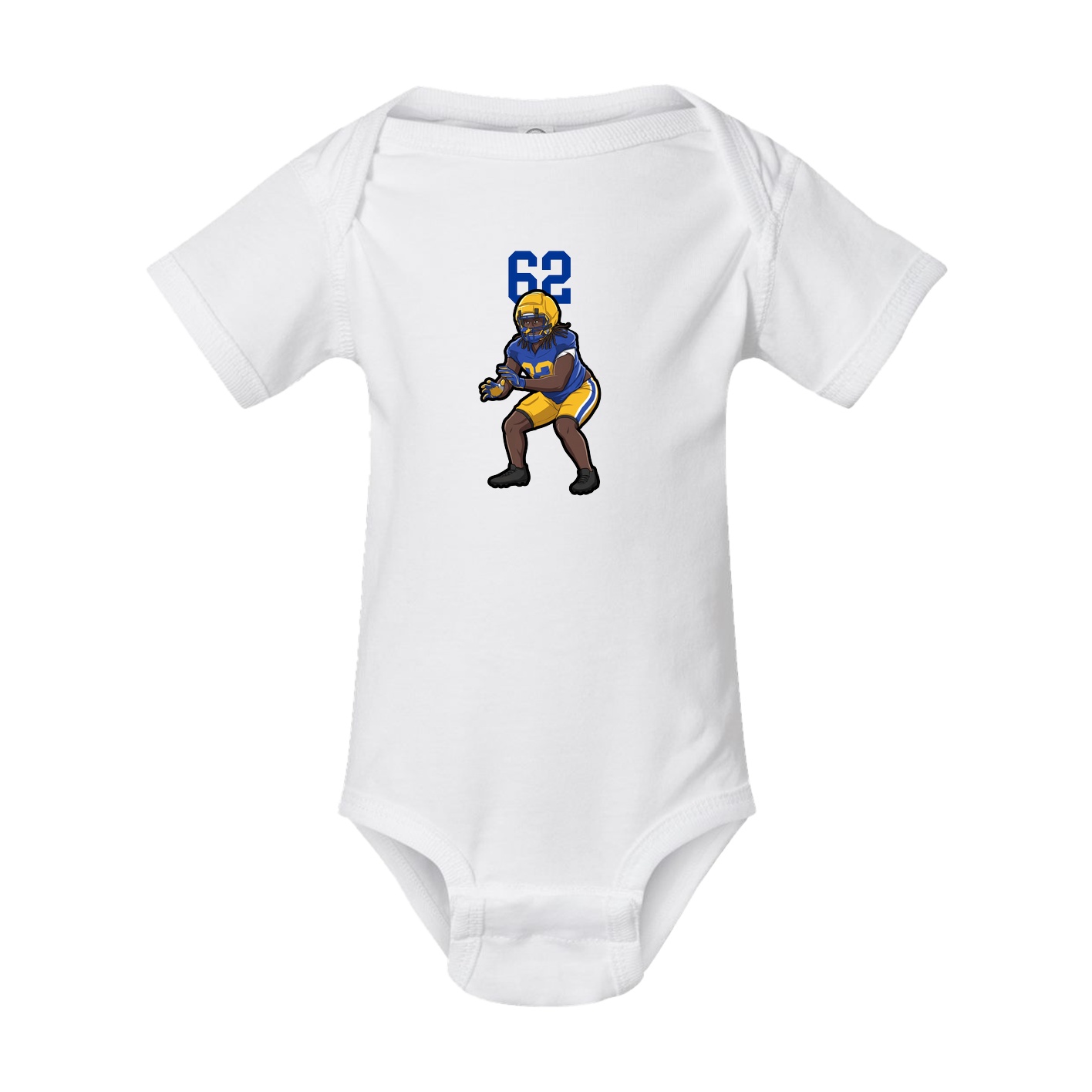 Baby Onesie — Number Top in White